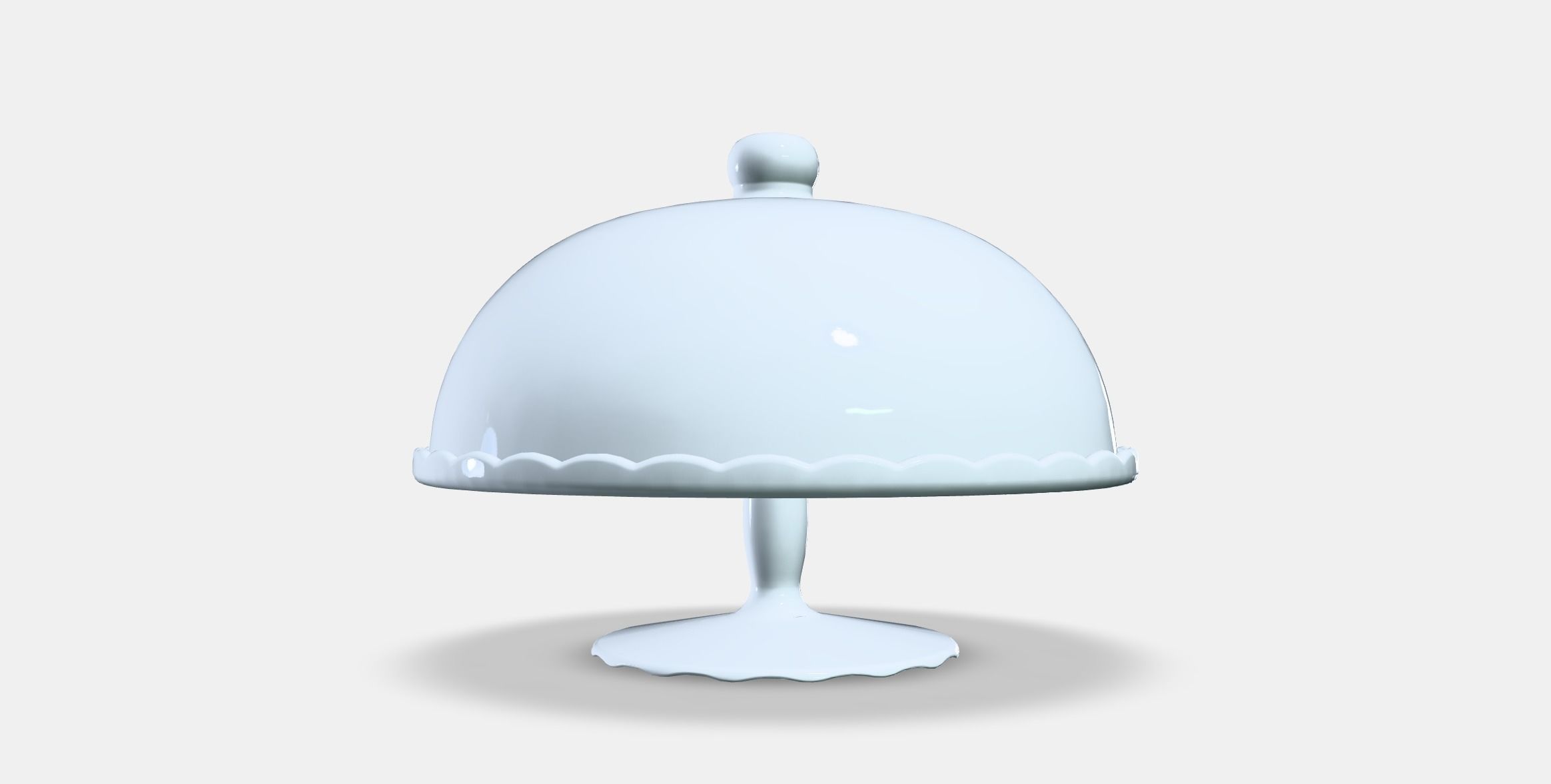 ARV BROLLOP plate on base with cover Low-poly 3D model_3