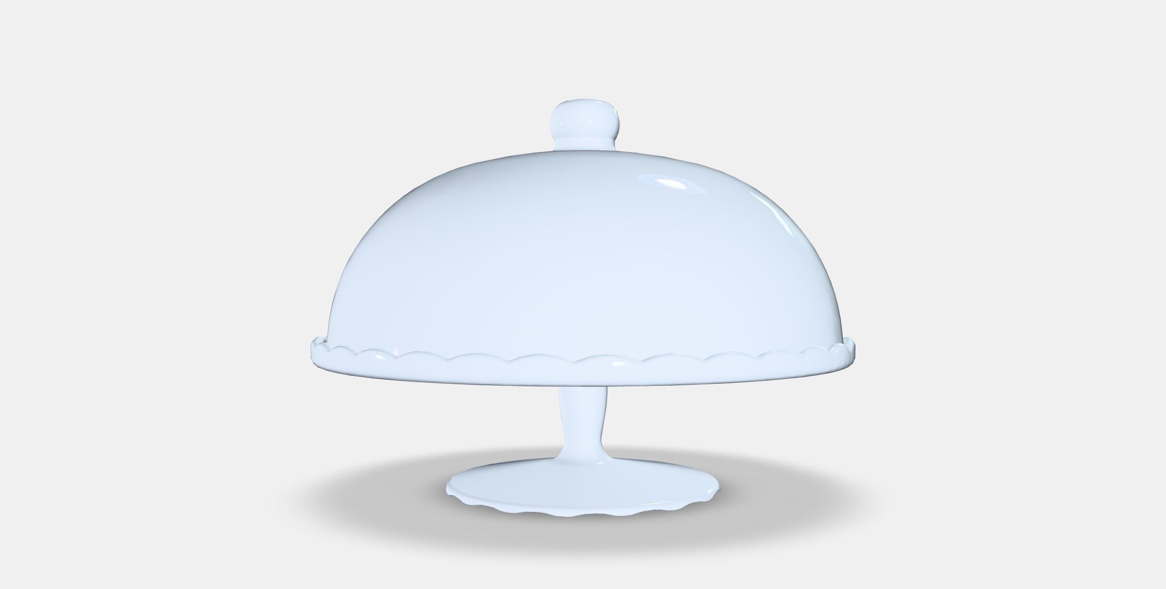 ARV BROLLOP plate on base with cover Low-poly 3D model_5