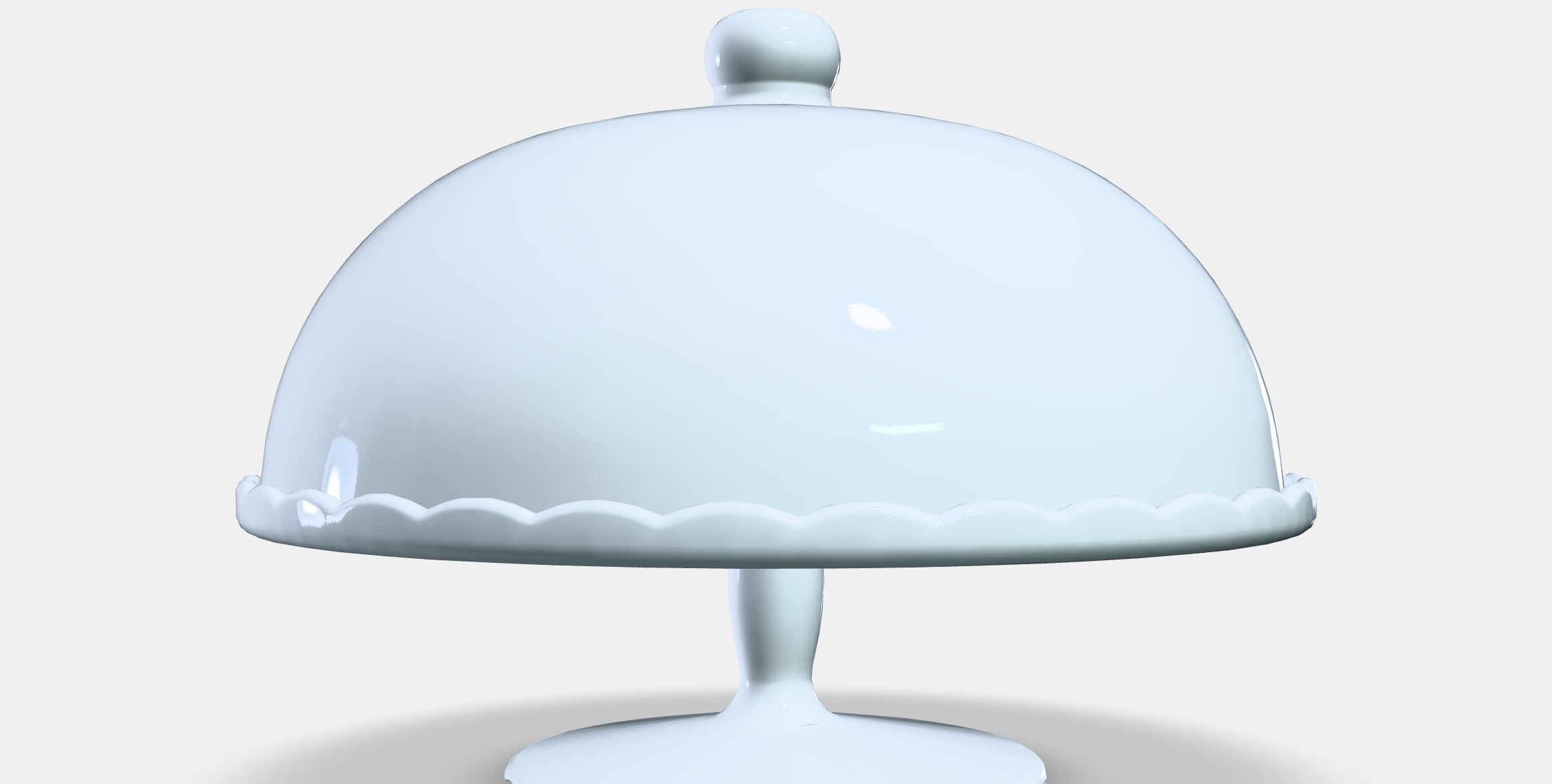 ARV BROLLOP plate on base with cover Low-poly 3D model_9