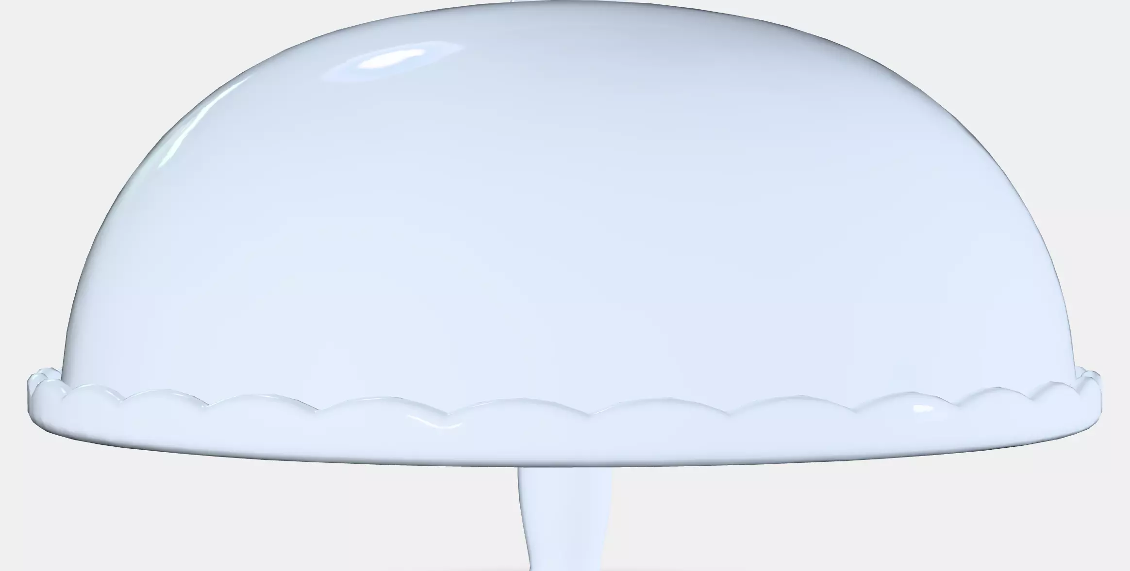 ARV BROLLOP plate on base with cover Low-poly 3D model