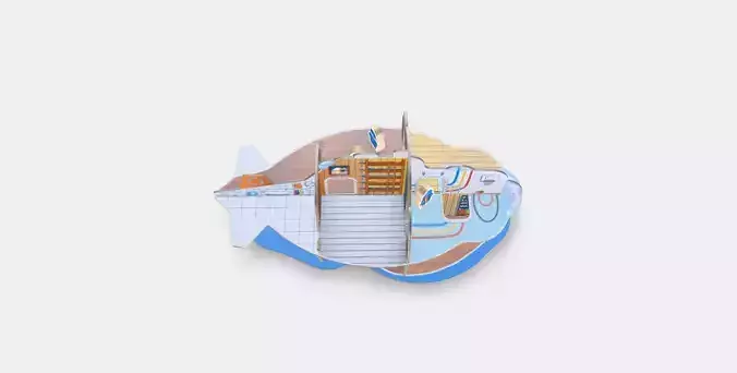 BLAVINGAD toy submarine 11 pcs