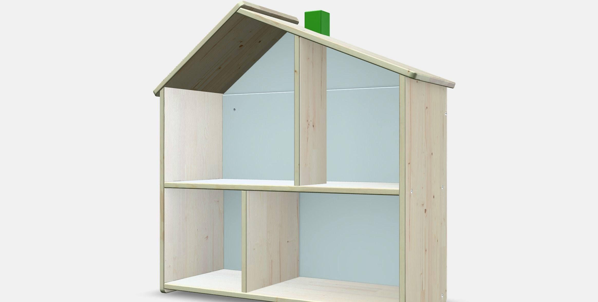 FLISAT dolls house wall shelf Low-poly 3D model_13