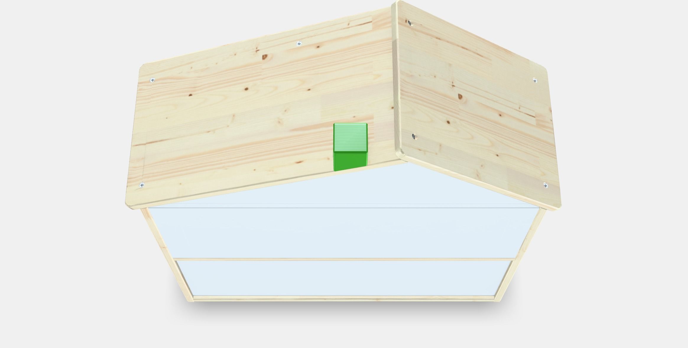 FLISAT dolls house wall shelf Low-poly 3D model_6