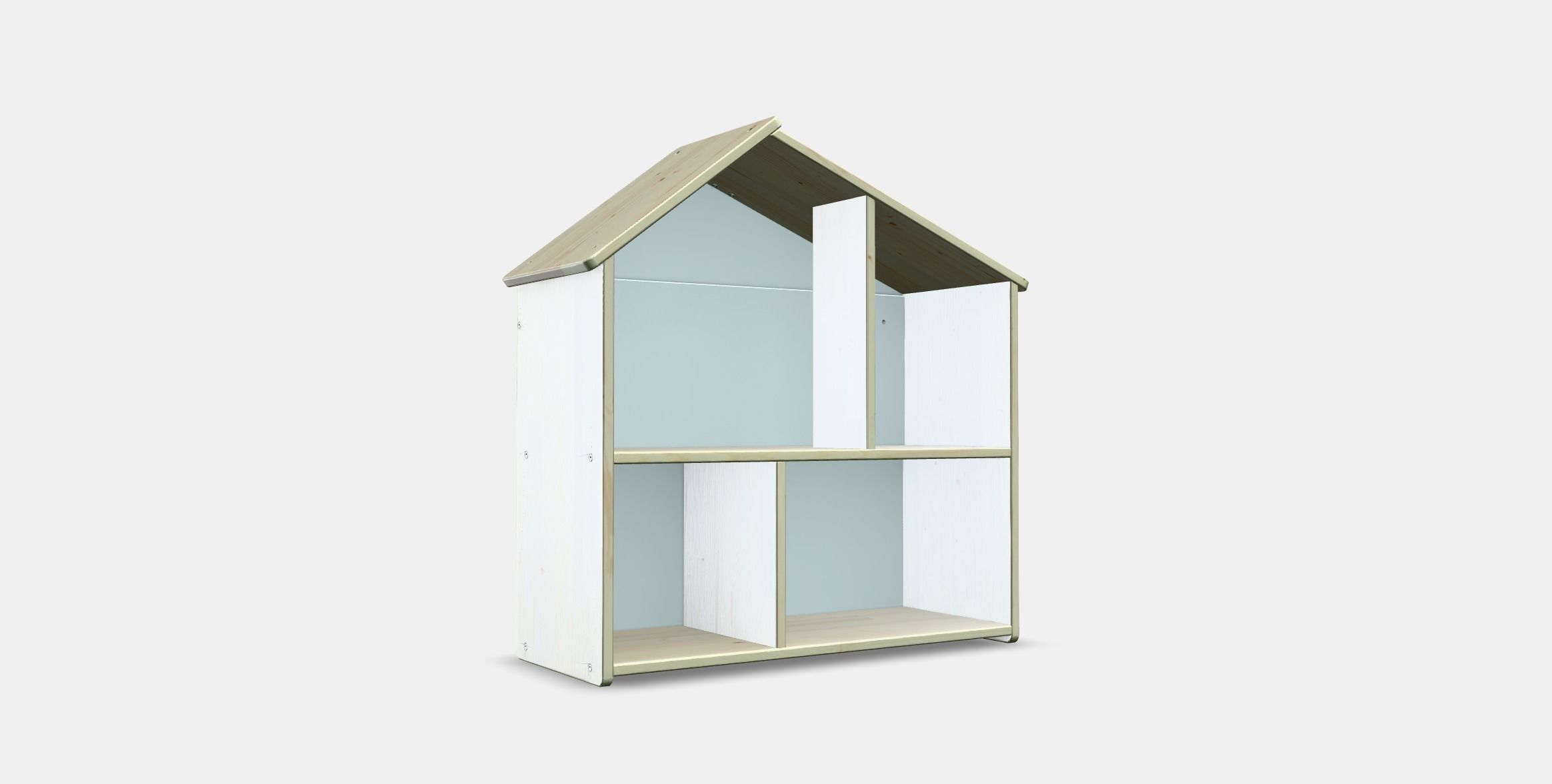 FLISAT dolls house wall shelf Low-poly 3D model_4