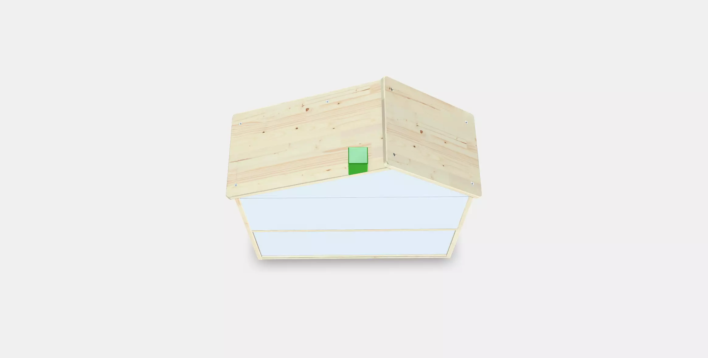 FLISAT dolls house wall shelf Low-poly 3D model_0