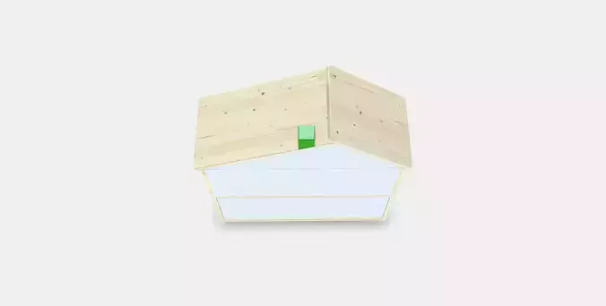 FLISAT dolls house wall shelf