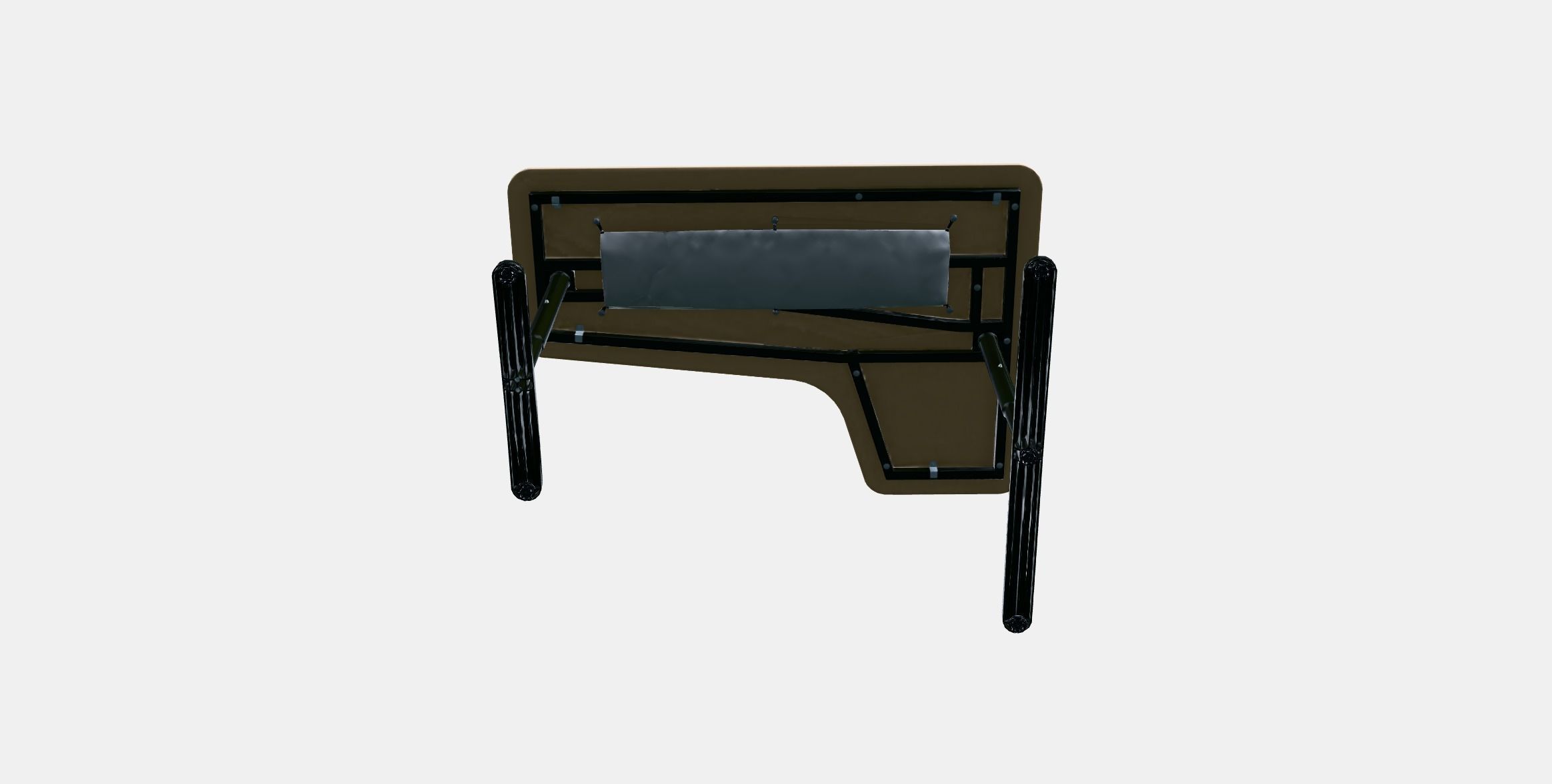 BEKANT Corner desk left 4 Low-poly 3D model_7