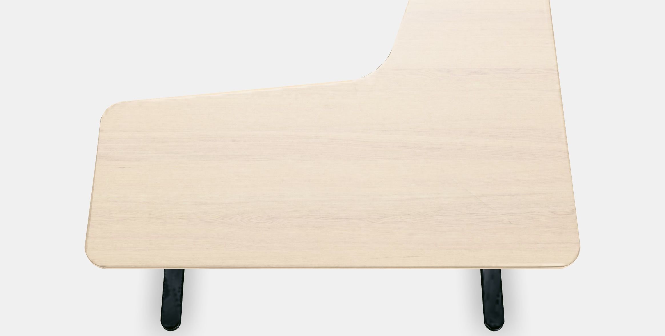 BEKANT Corner desk left 4 Low-poly 3D model_4