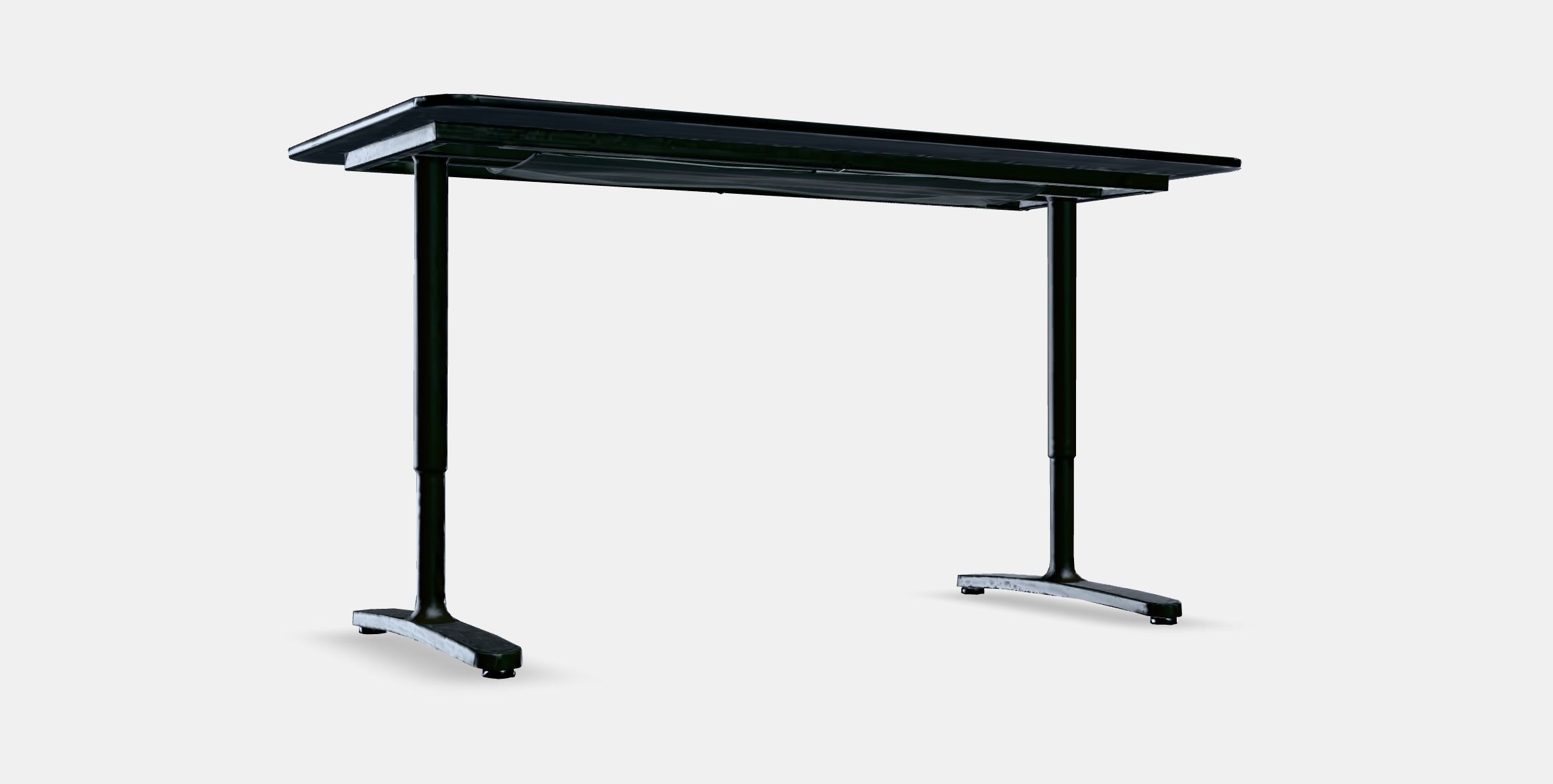 BEKANT Desk 6 Low-poly 3D model_9