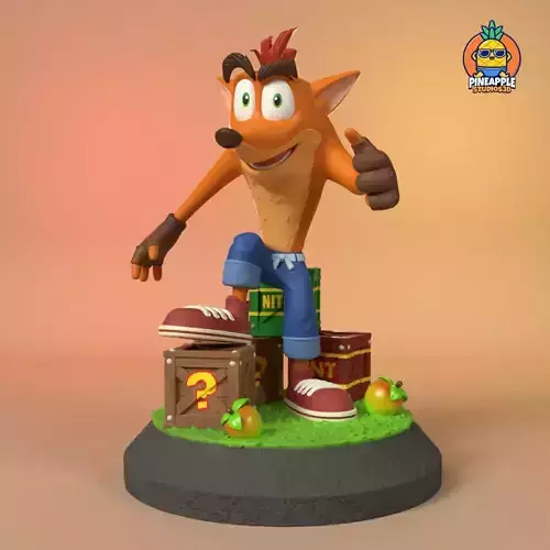crash bandicoot with cuts