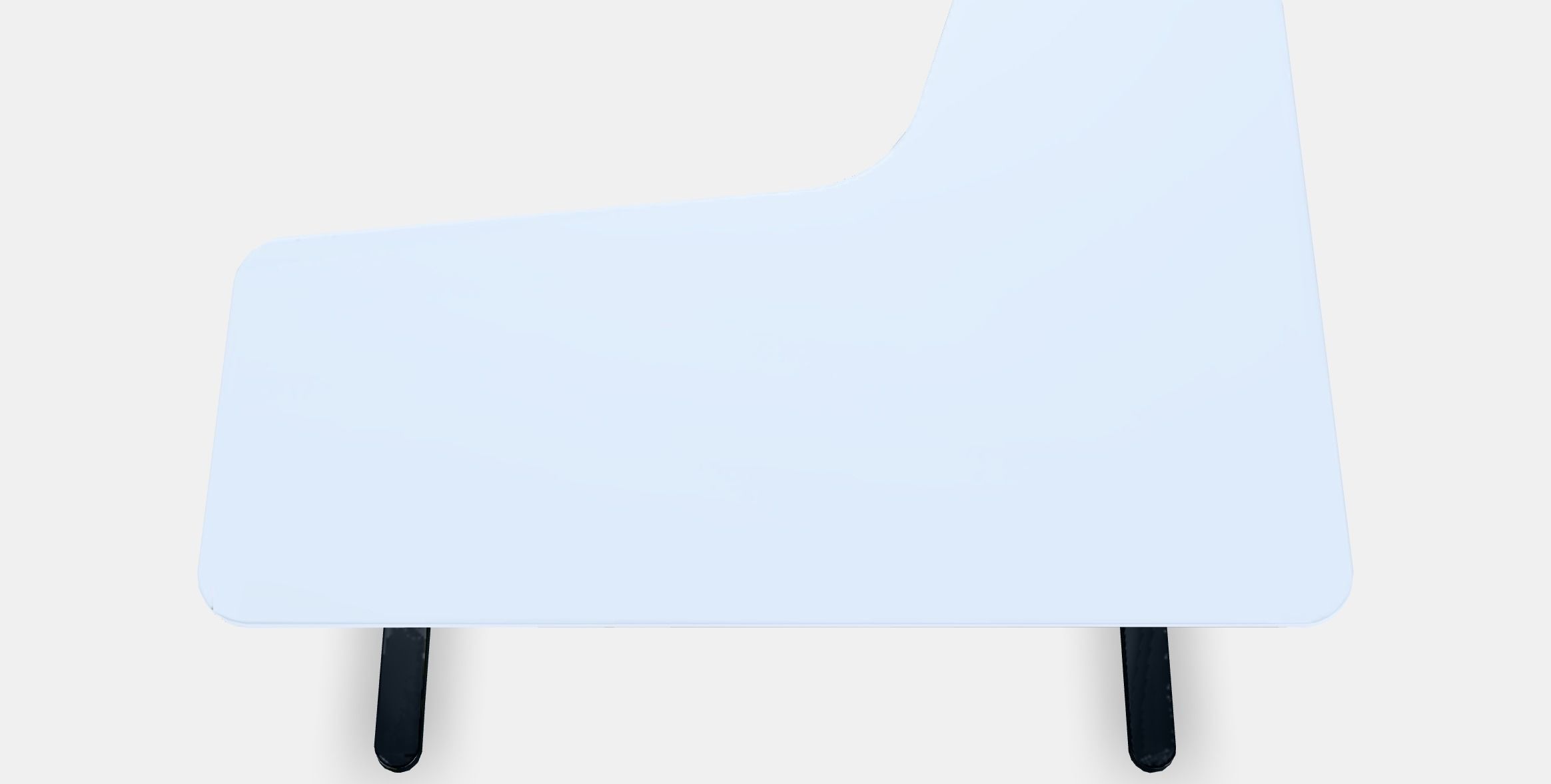 BEKANT Corner desk left 6 Low-poly 3D model_4