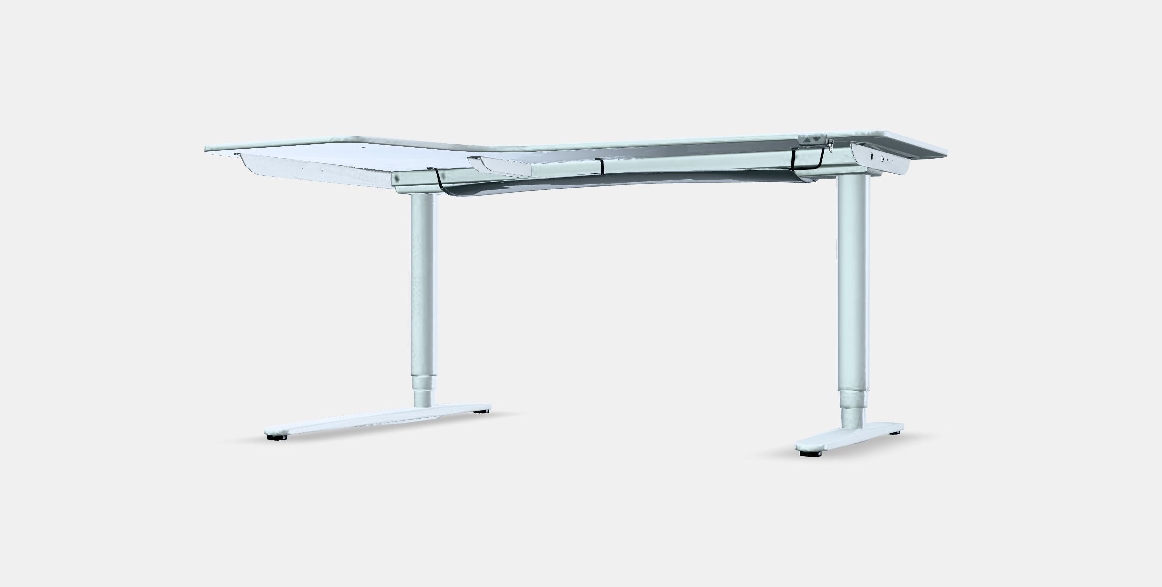 BEKANT Corner desk left sit-stand 2 Low-poly 3D model_13