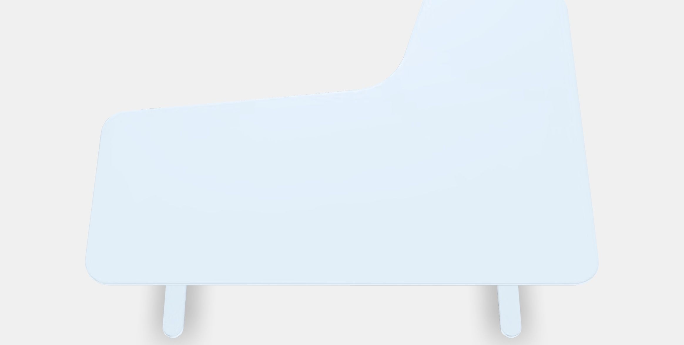 BEKANT Corner desk left sit-stand 2 Low-poly 3D model_4