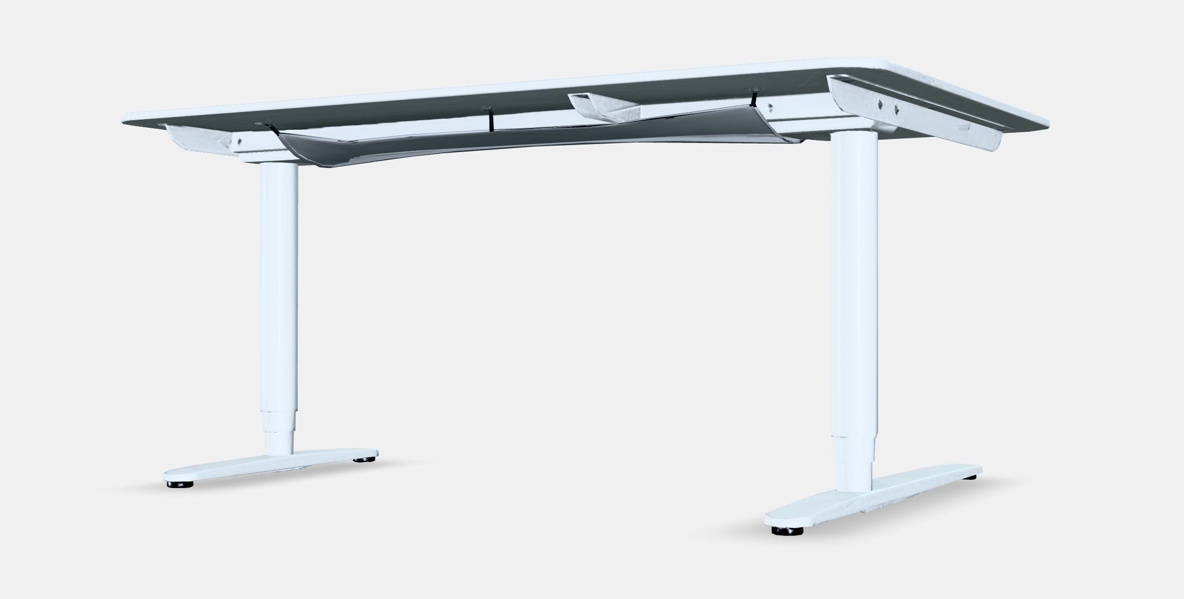 BEKANT Corner desk left sit-stand 2 Low-poly 3D model_6