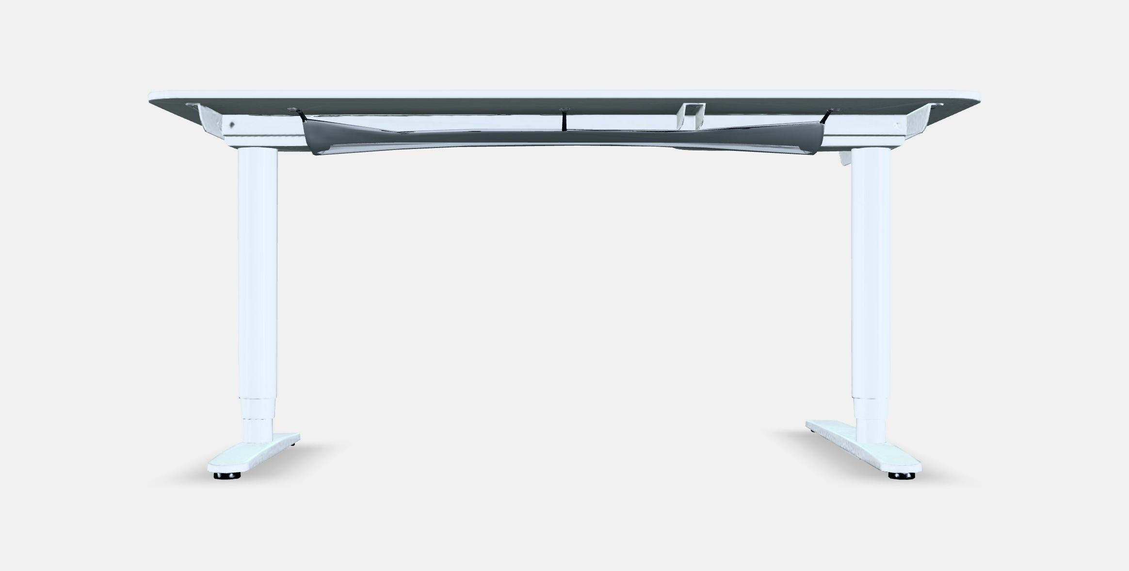 BEKANT Corner desk left sit-stand 2 Low-poly 3D model_15