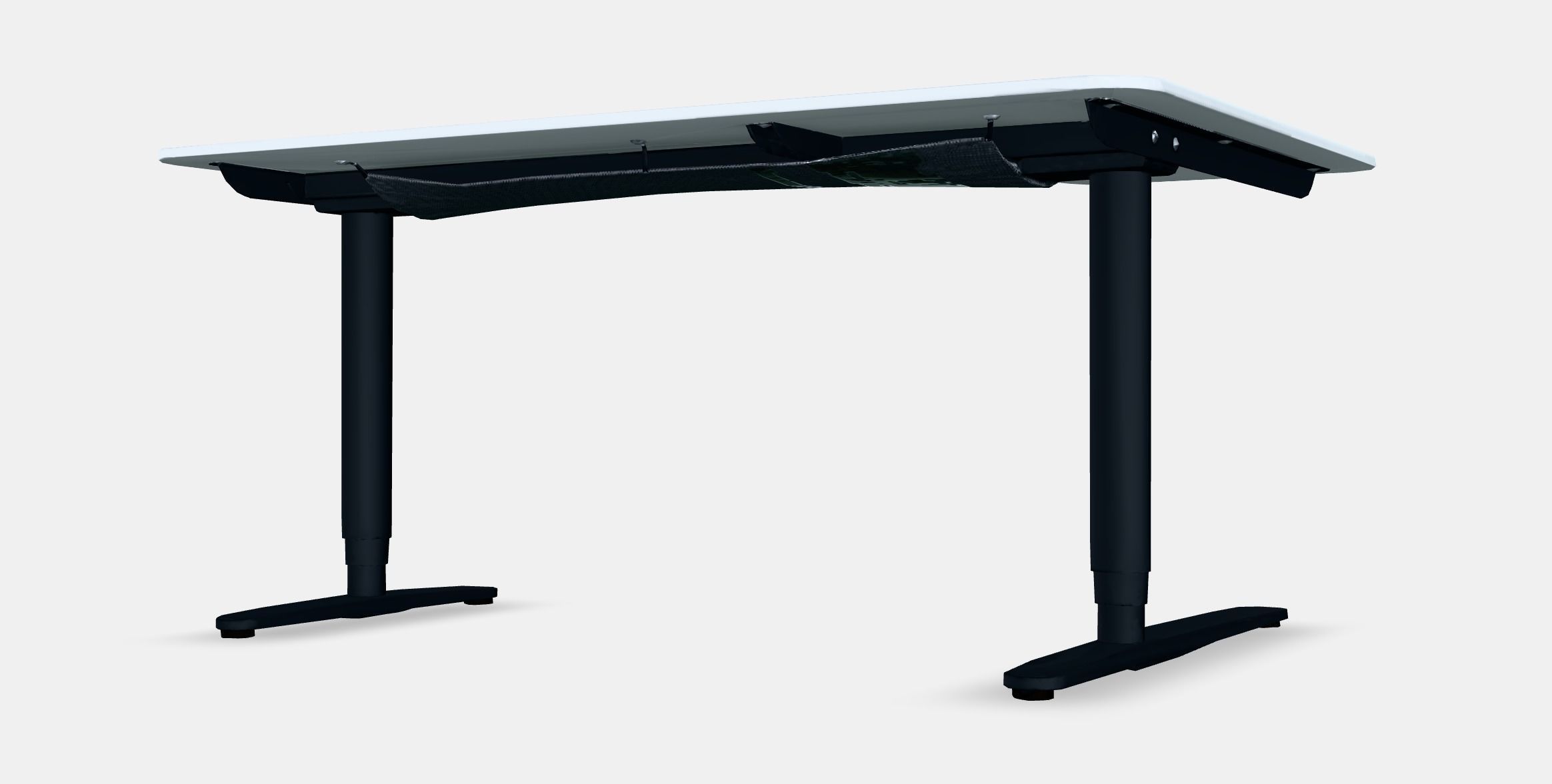 BEKANT Corner desk left sit-stand 3 Low-poly 3D model_6