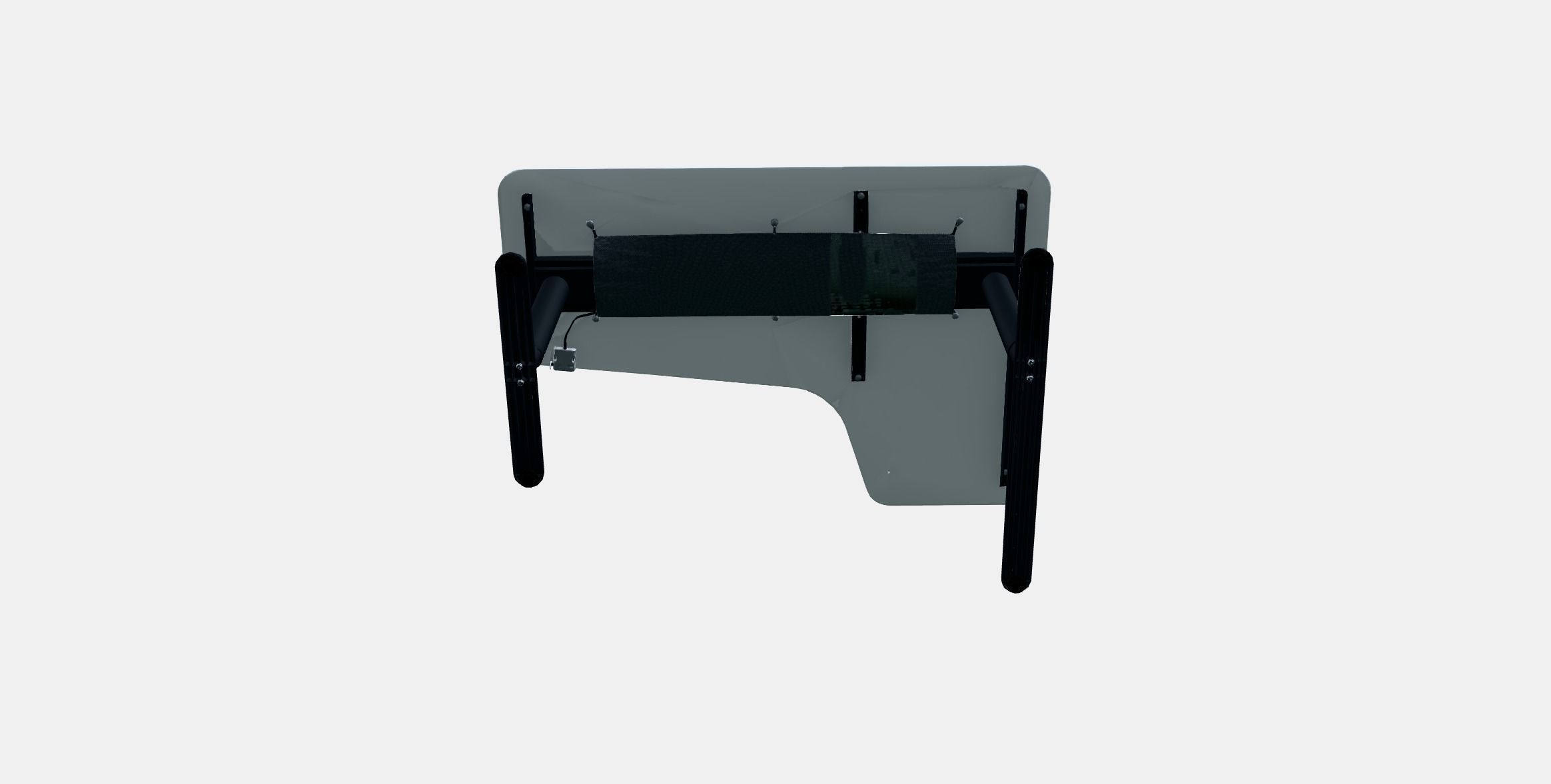 BEKANT Corner desk left sit-stand 3 Low-poly 3D model_7