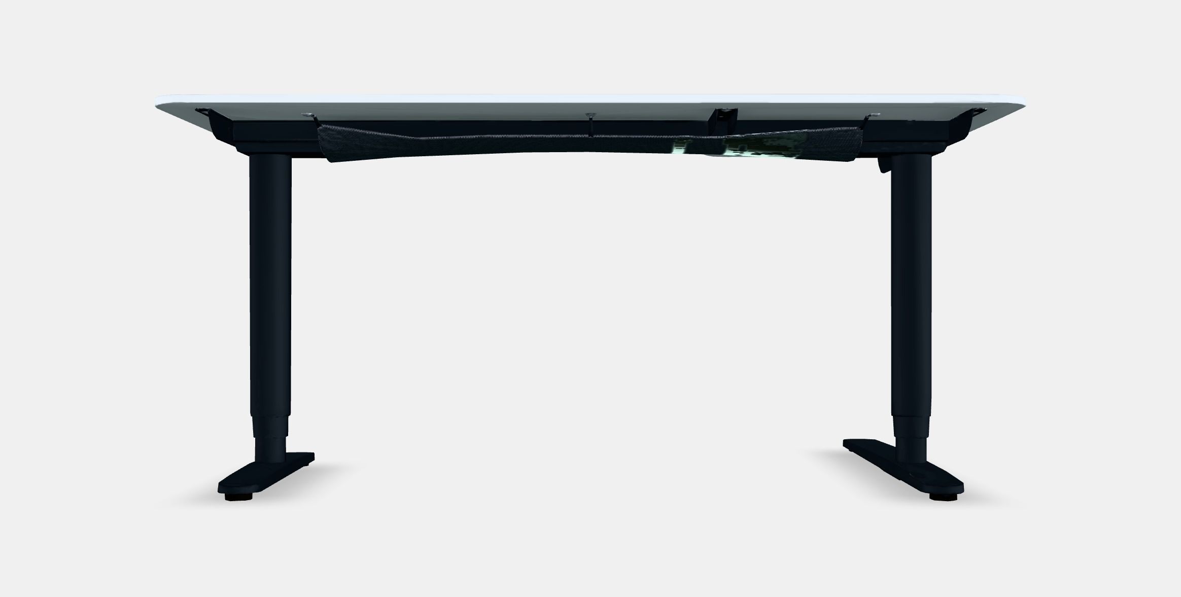 BEKANT Corner desk left sit-stand 3 Low-poly 3D model_15