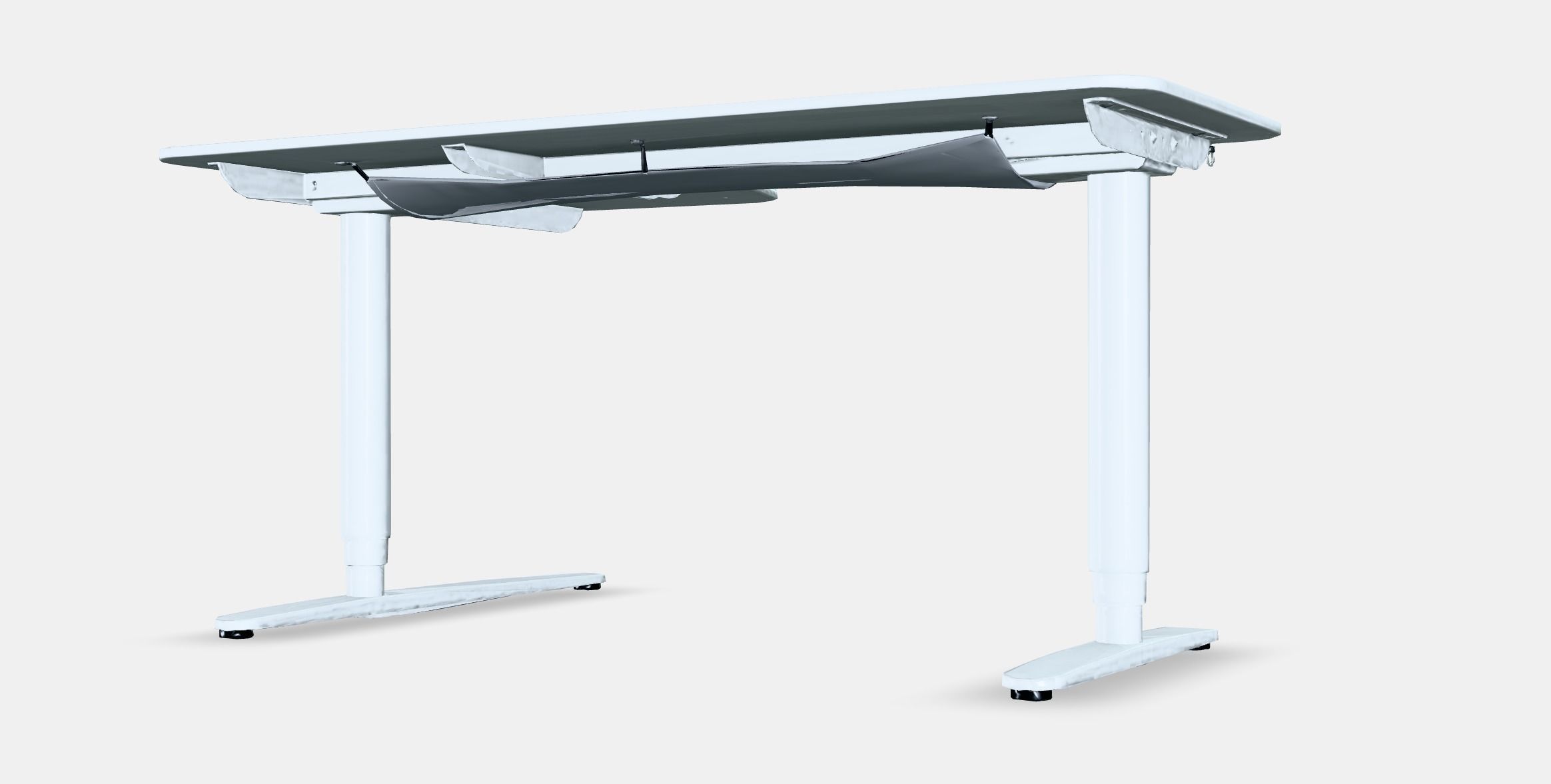 BEKANT Corner desk right sit-stand Low-poly 3D model_6