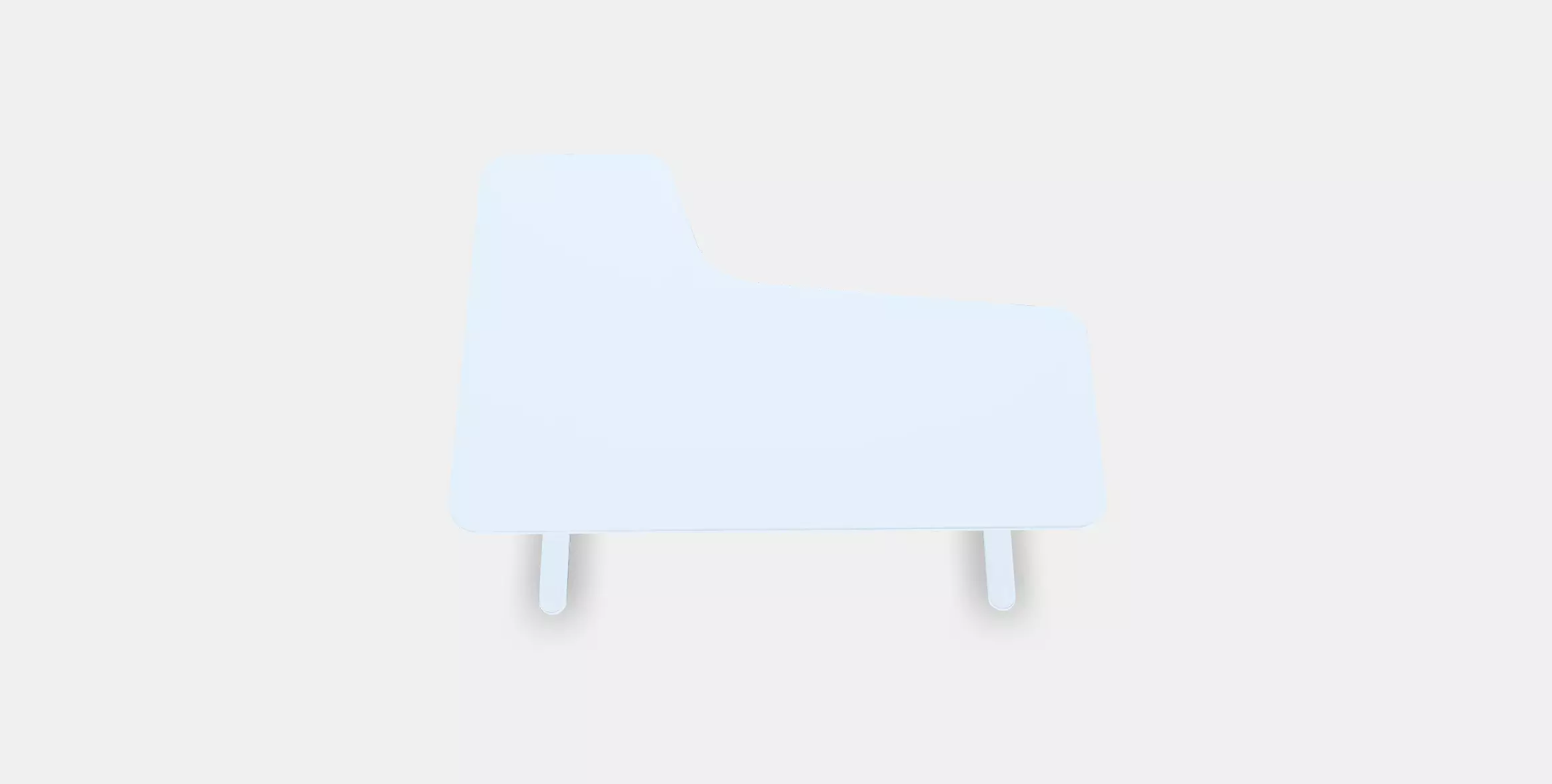 BEKANT Corner desk right sit-stand Low-poly 3D model_0
