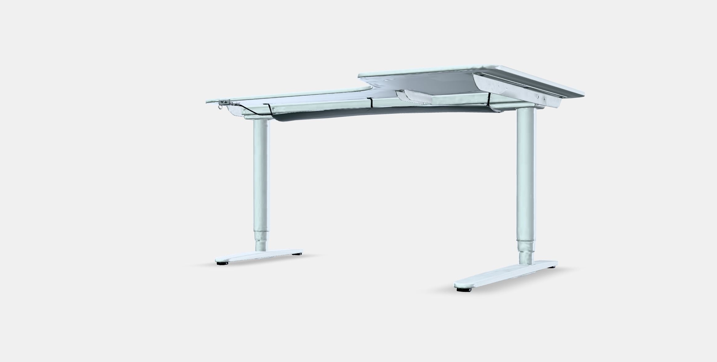 BEKANT Corner desk right sit-stand Low-poly 3D model_13