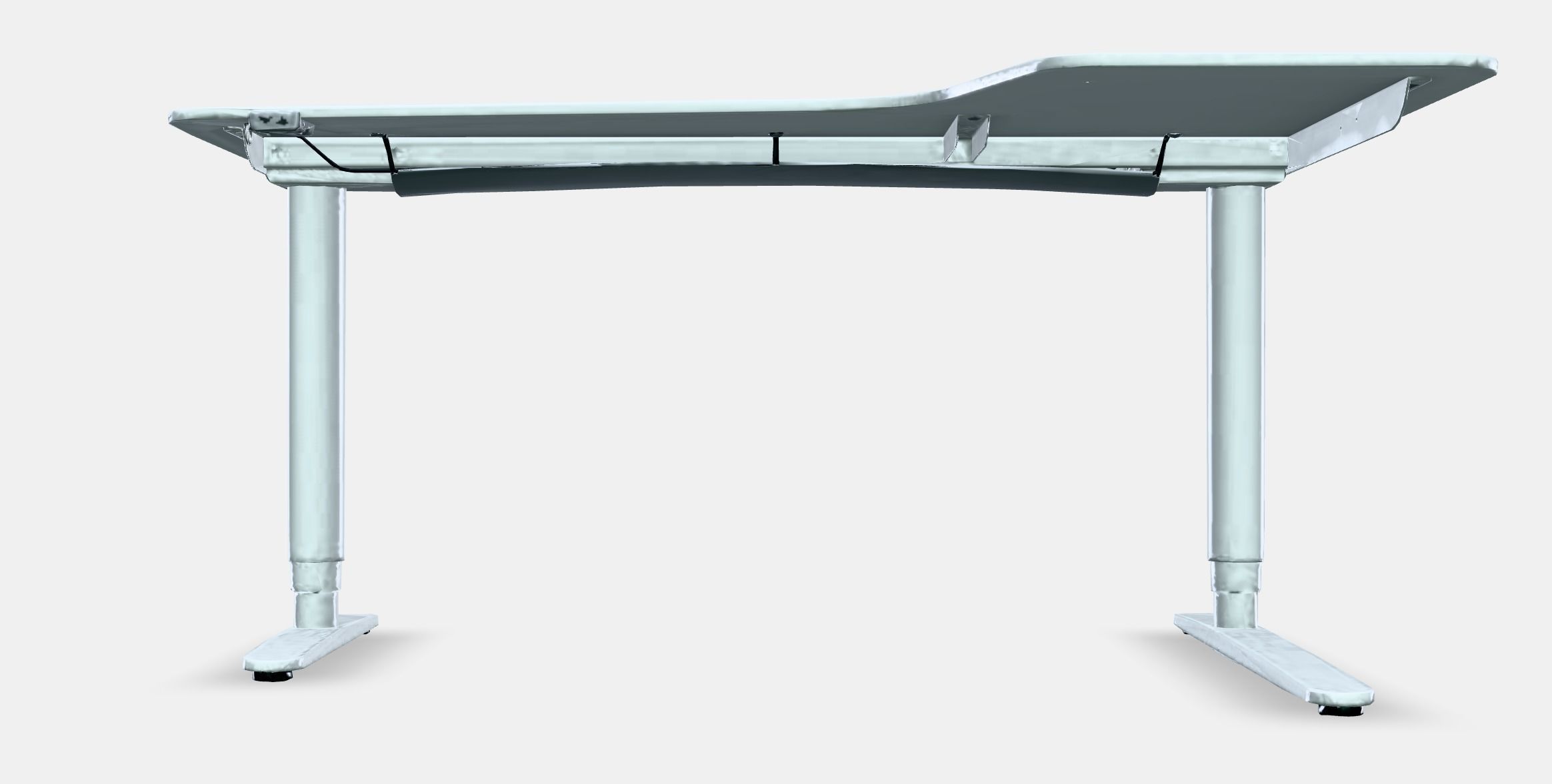 BEKANT Corner desk right sit-stand Low-poly 3D model_11