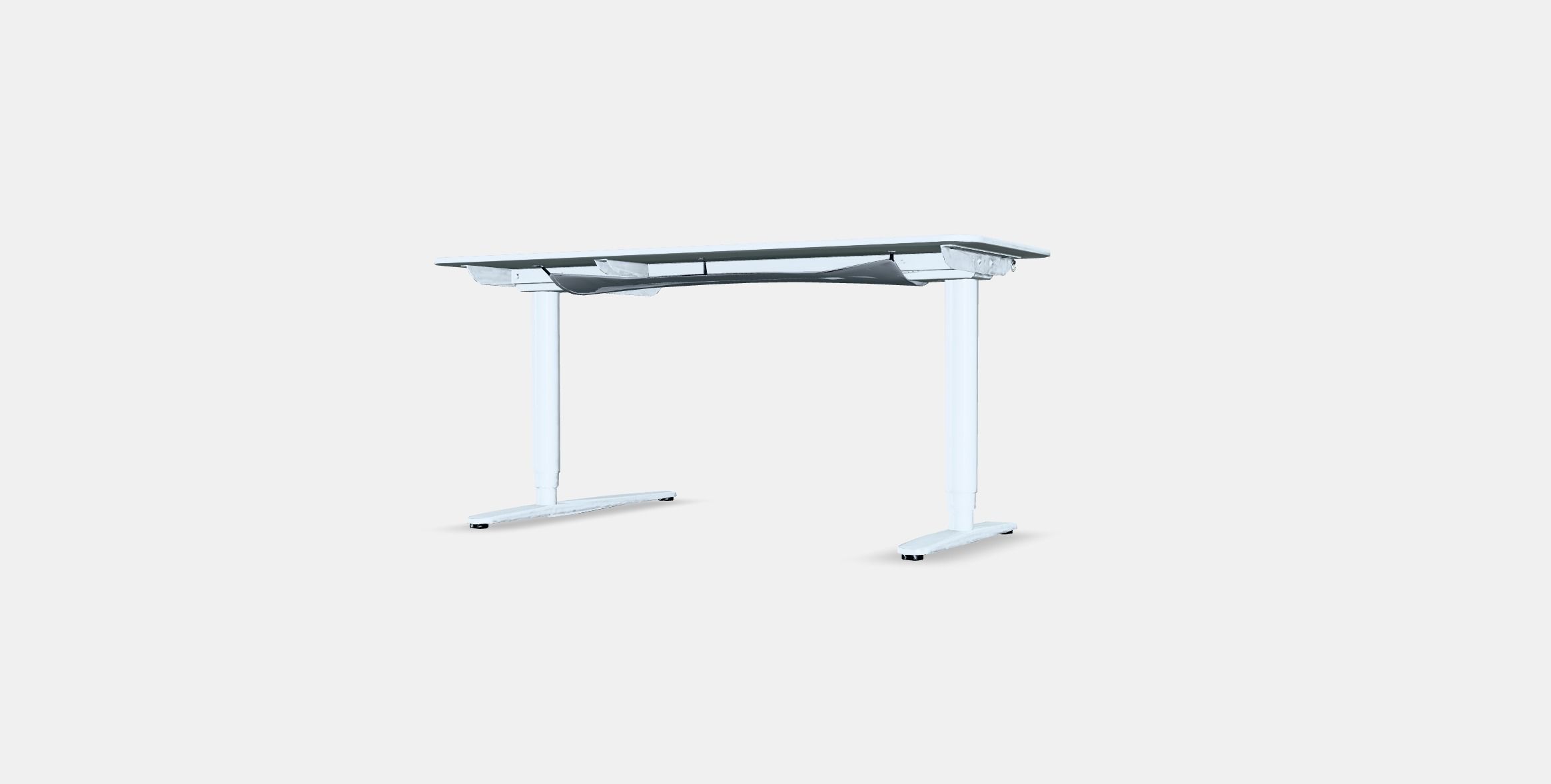 BEKANT Corner desk right sit-stand Low-poly 3D model_5