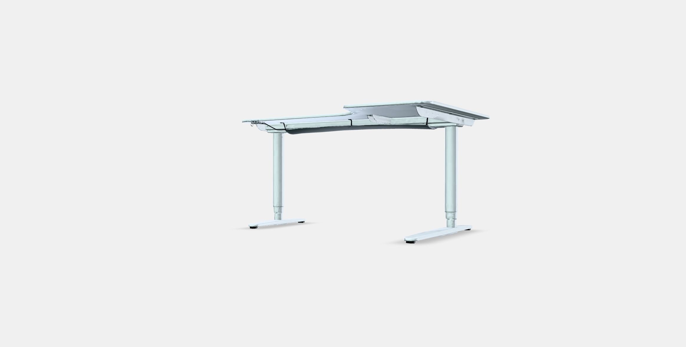 BEKANT Corner desk right sit-stand Low-poly 3D model_12