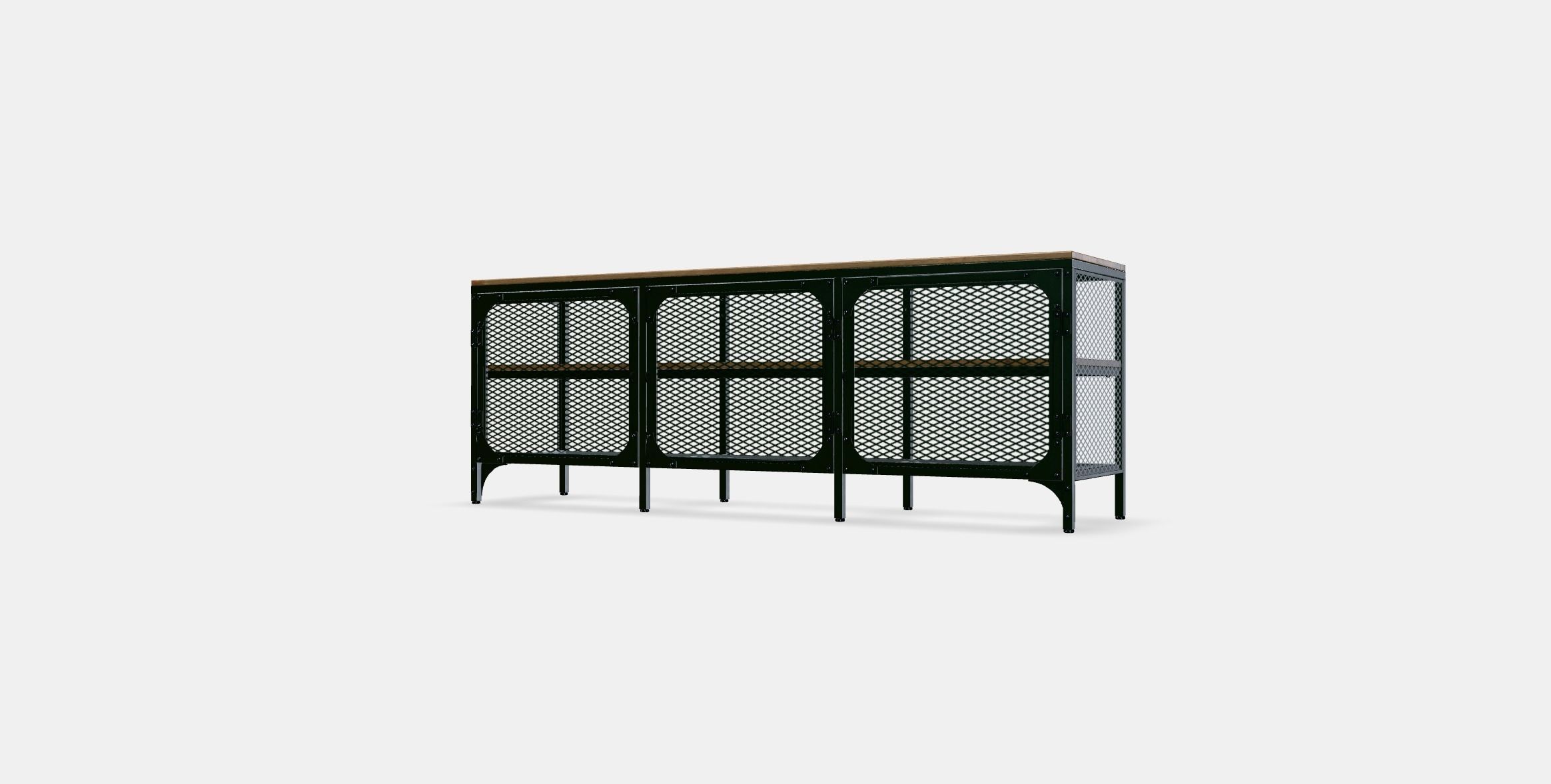 FJALLBO TV bench Low-poly 3D model_15