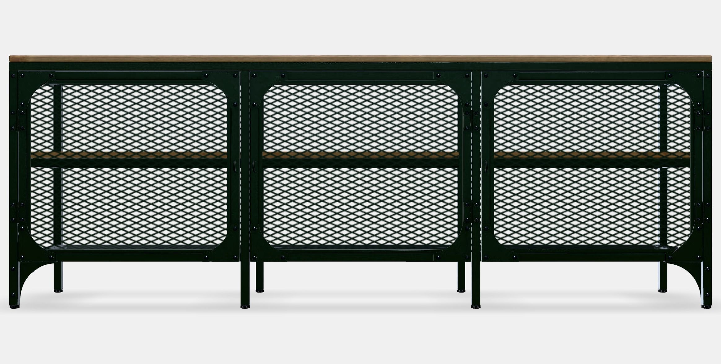 FJALLBO TV bench Low-poly 3D model_17