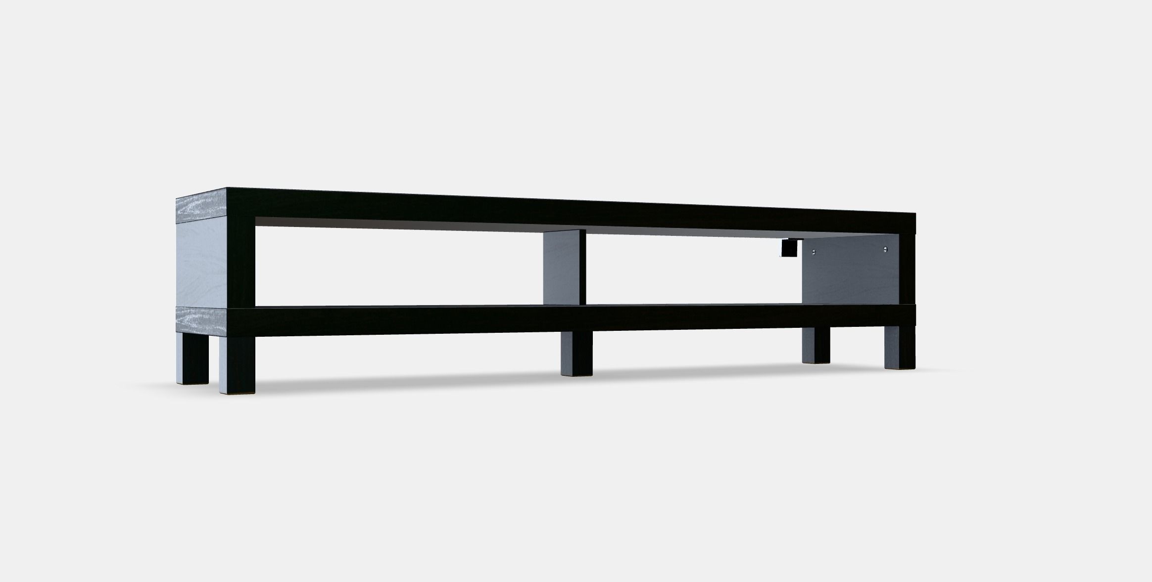 LACK TV bench 1 Low-poly 3D model_8