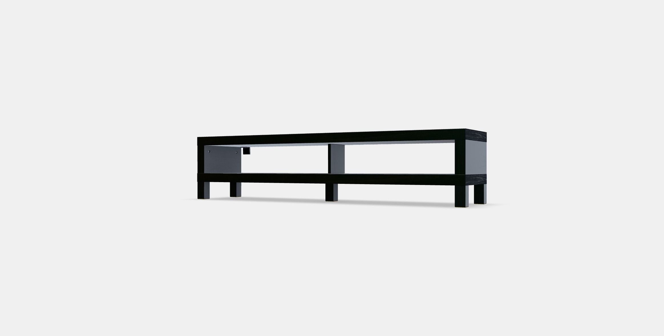 LACK TV bench 1 Low-poly 3D model_12