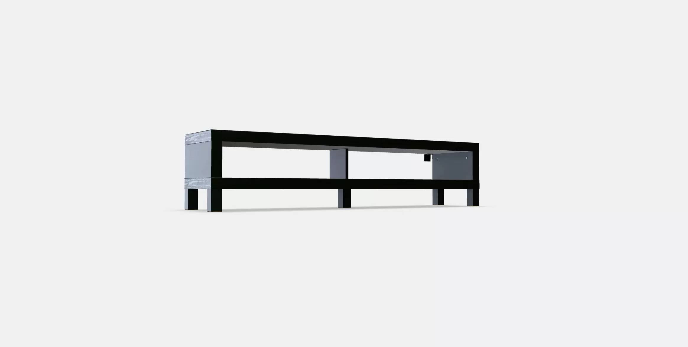 LACK TV bench 1 Low-poly 3D model_0