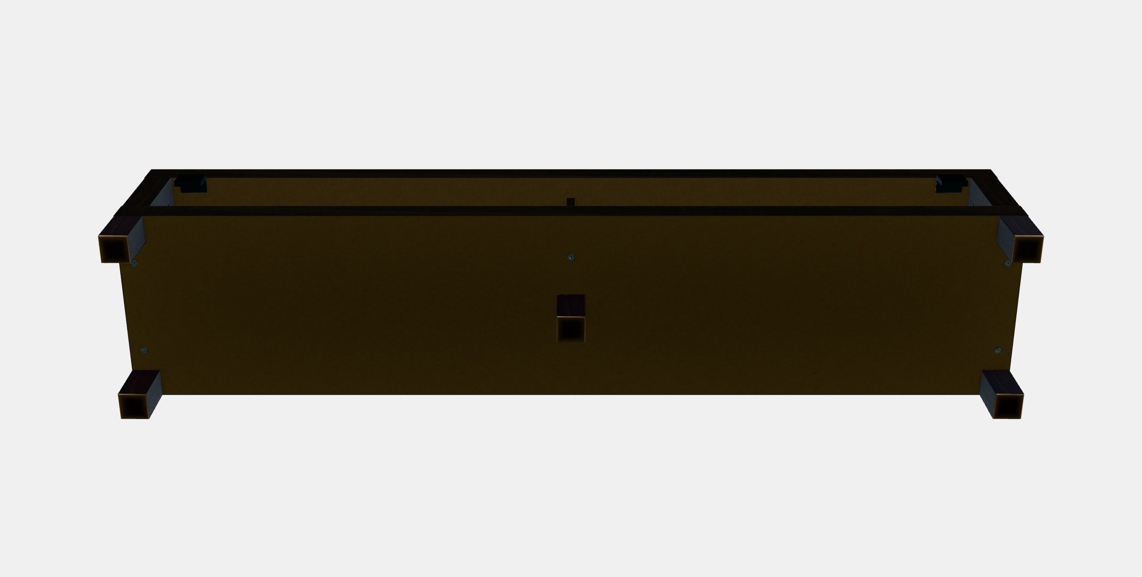 LACK TV bench 1 Low-poly 3D model_9