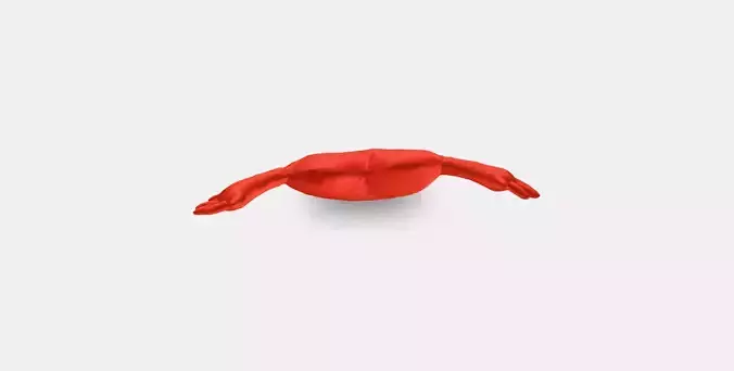 FAMNIG HJARTA Cushion Low-poly 3D model