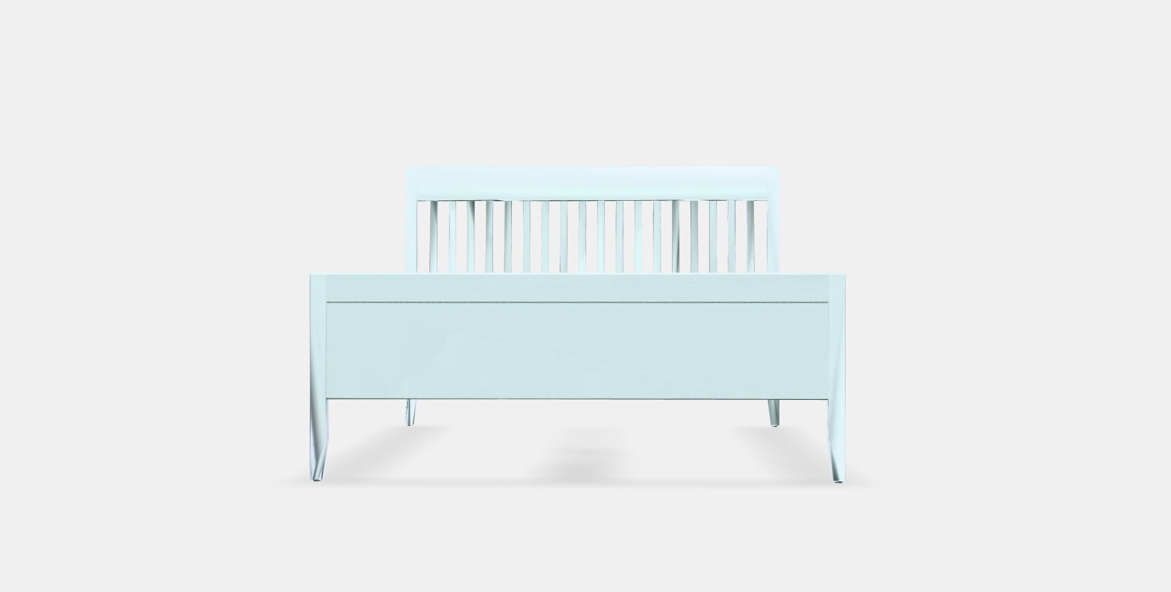 IDANAS Bed frame 2 Low-poly 3D model_10