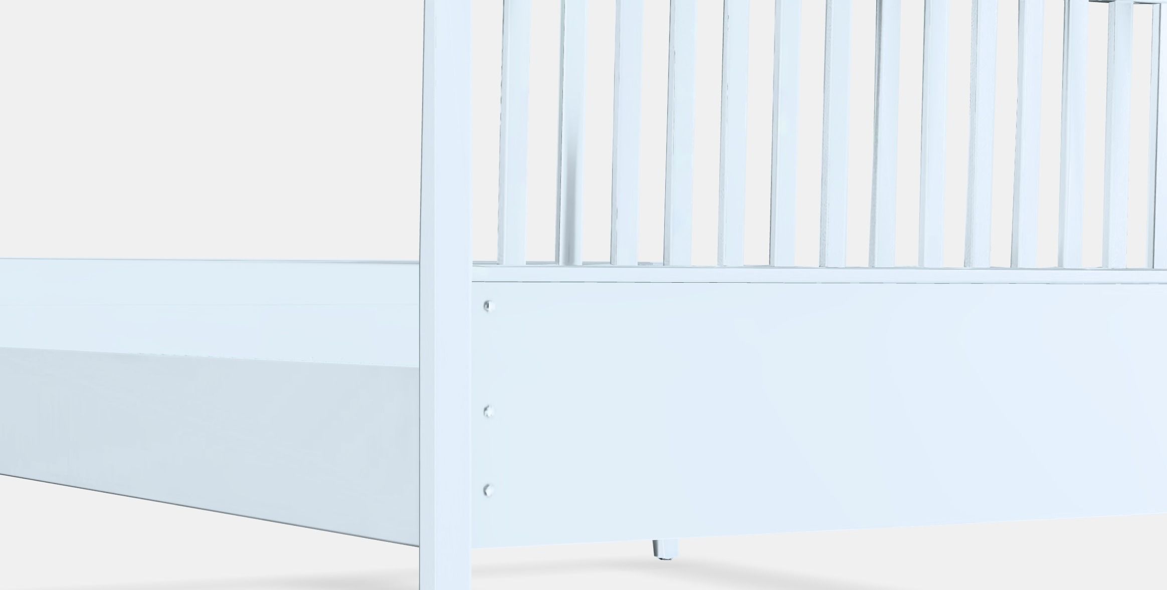 IDANAS Bed frame 2 Low-poly 3D model_3