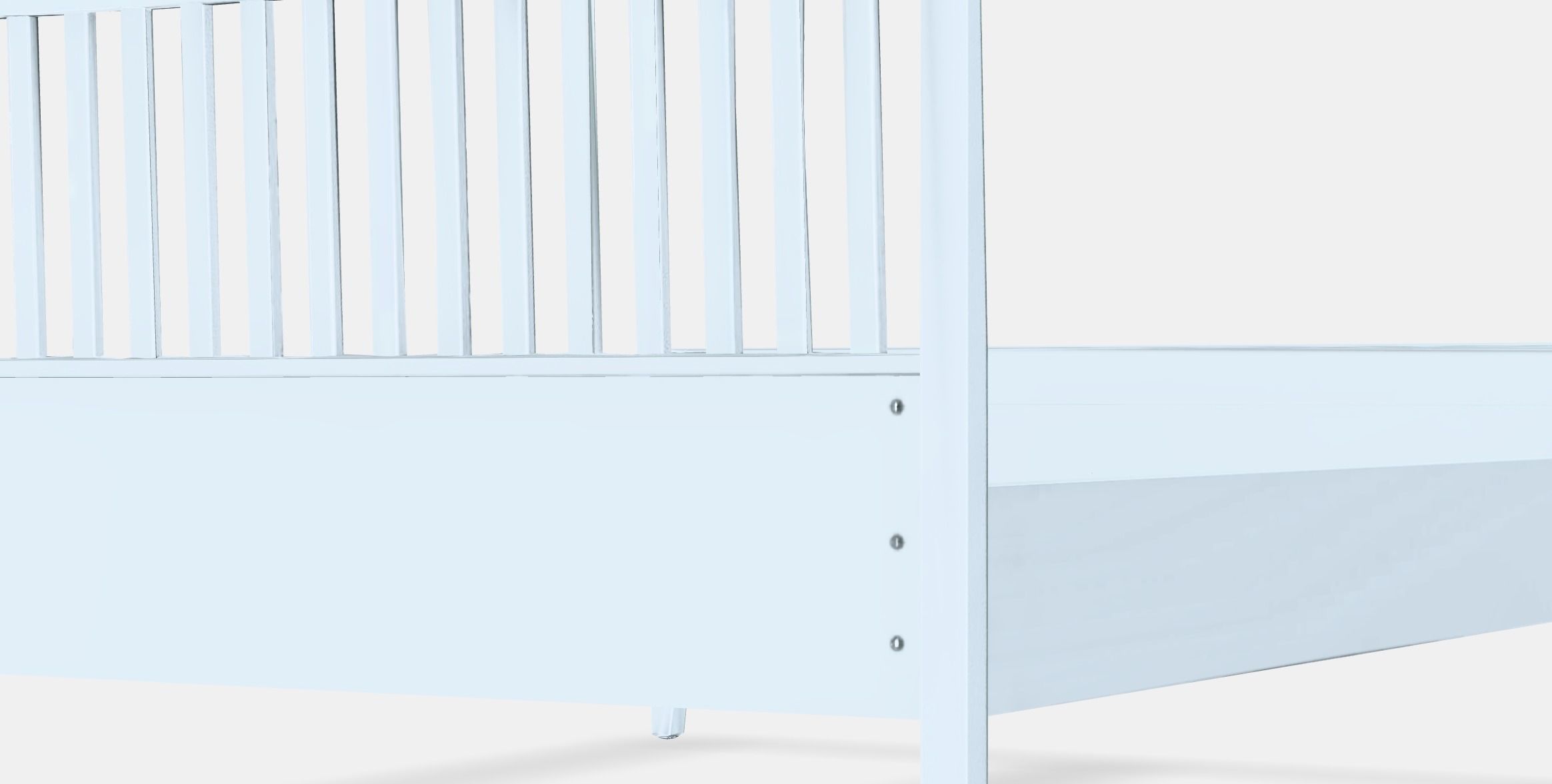 IDANAS Bed frame 2 Low-poly 3D model_8