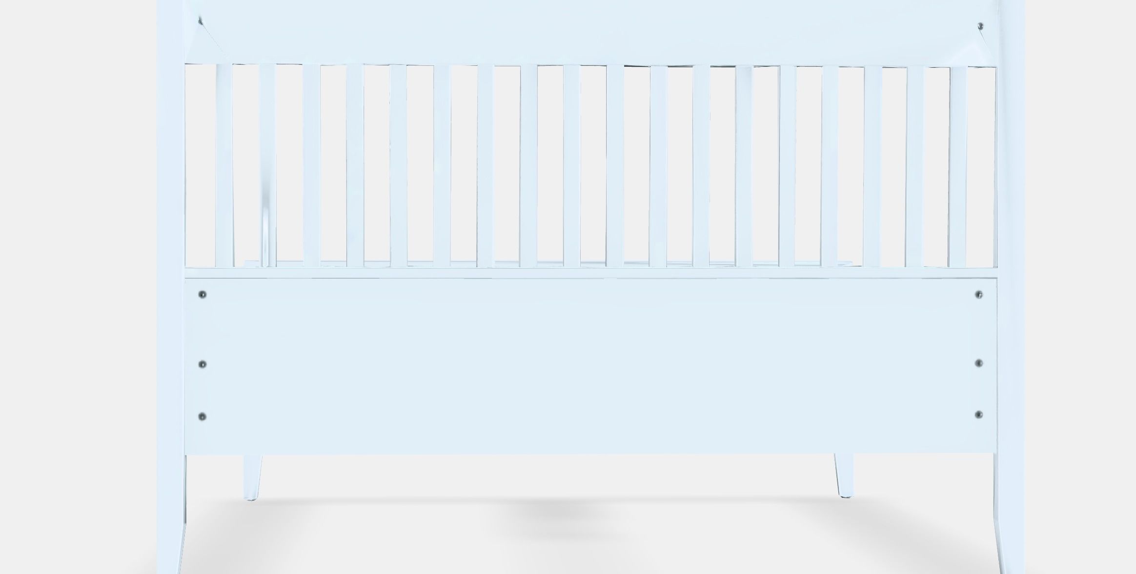 IDANAS Bed frame 2 Low-poly 3D model_14