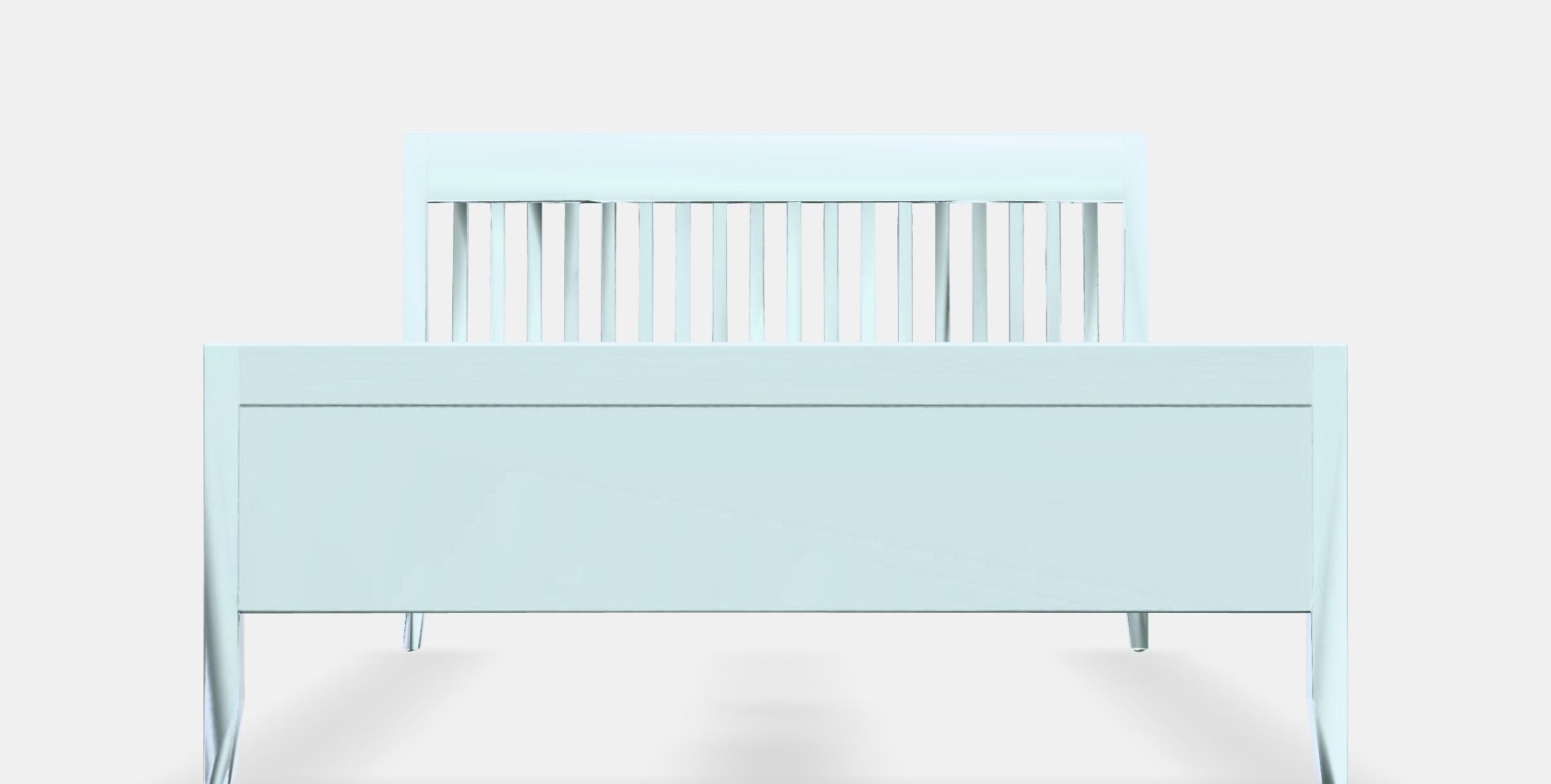 IDANAS Bed frame 2 Low-poly 3D model_11