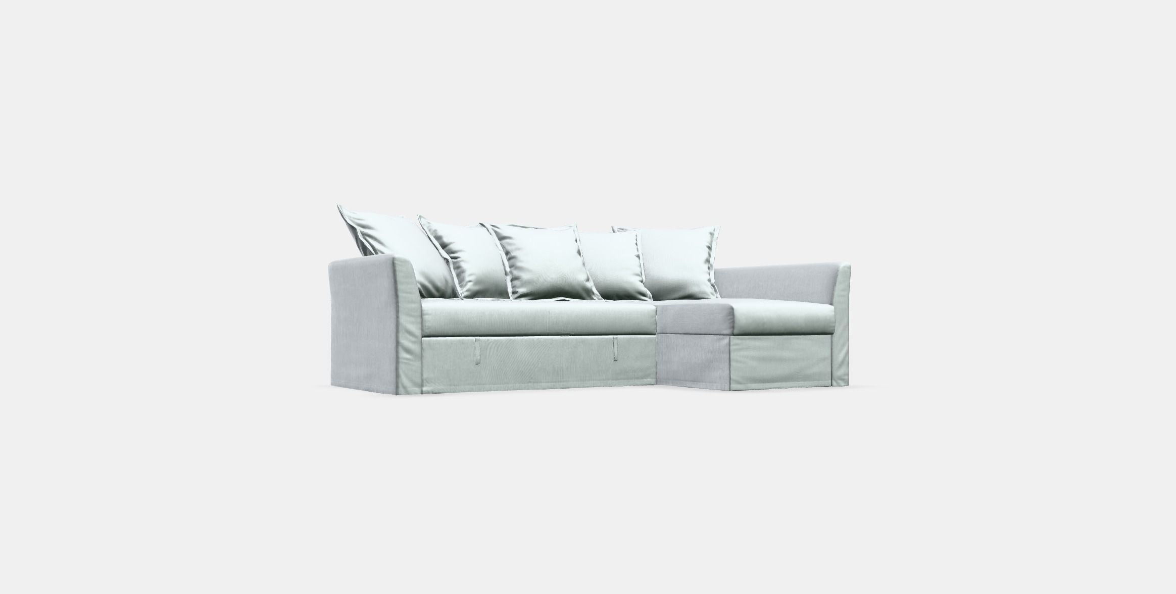 HOLMSUND Corner sofa-bed 1 Low-poly 3D model_2