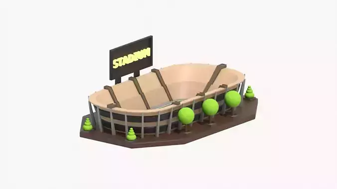 Stadium 3D Illustration