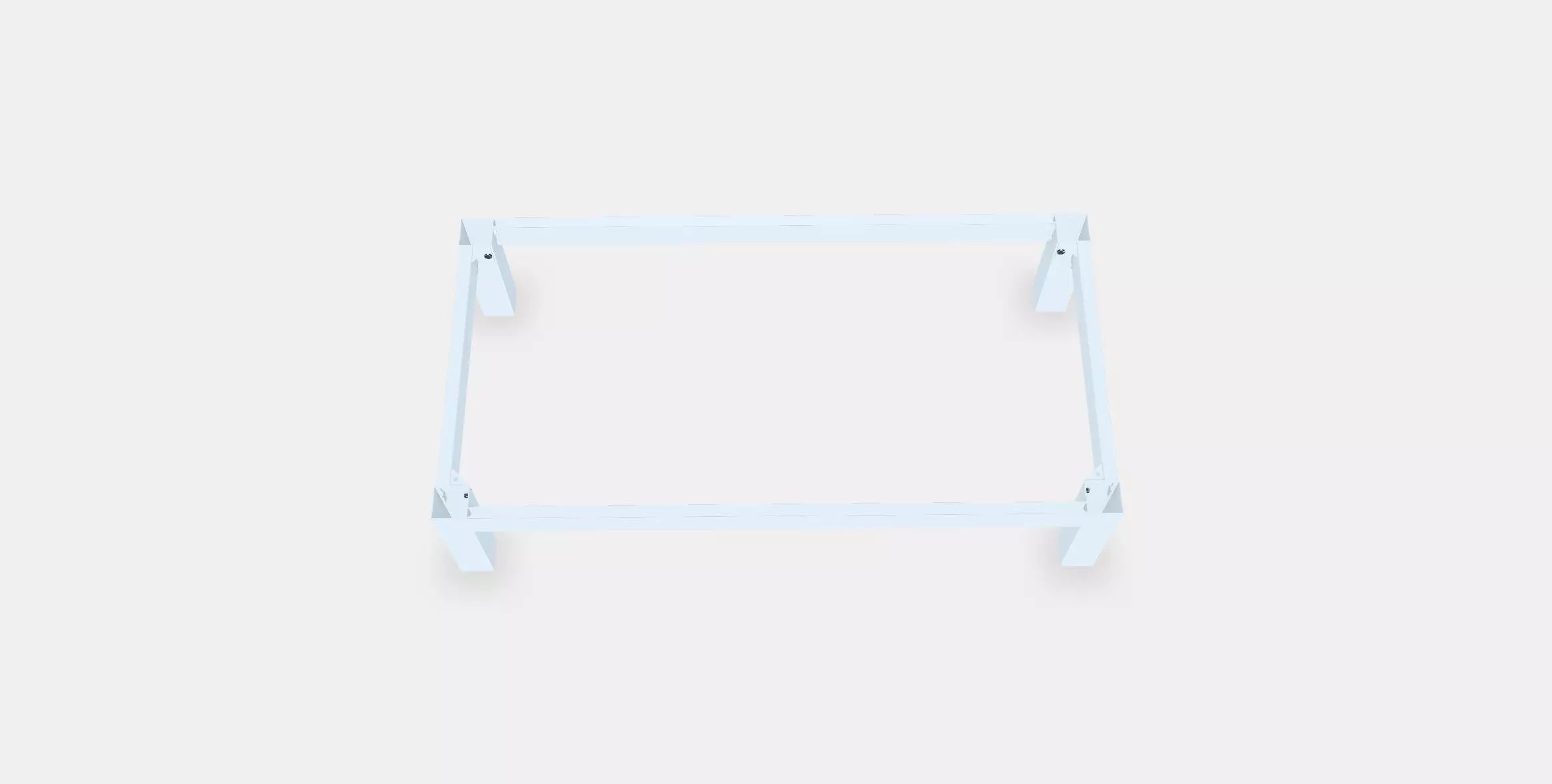 KALLAX Underframe 1 Low-poly 3D model_0