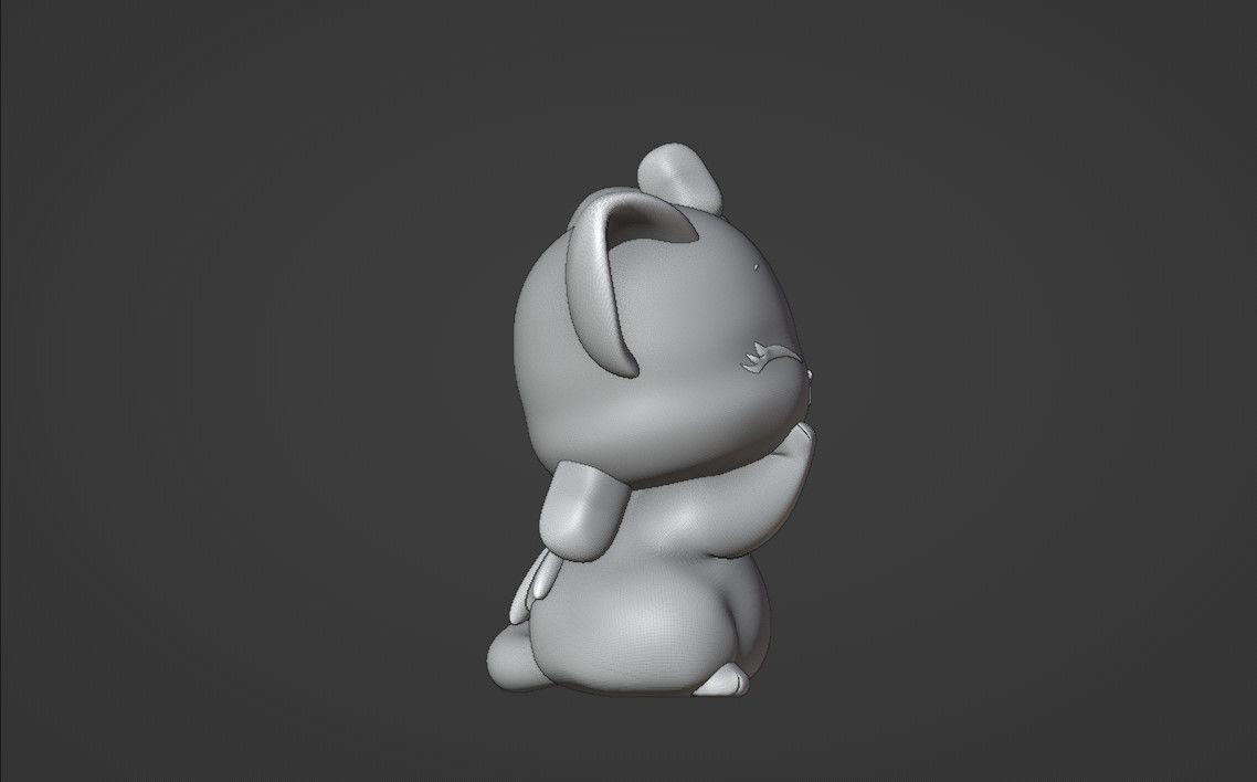 happy cat 3D print model_3