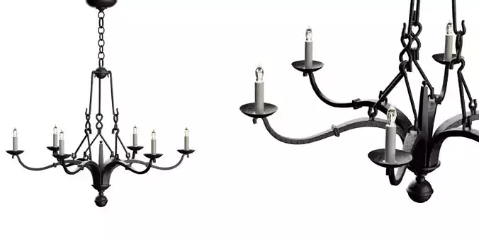 Rustic Medium Chandelier