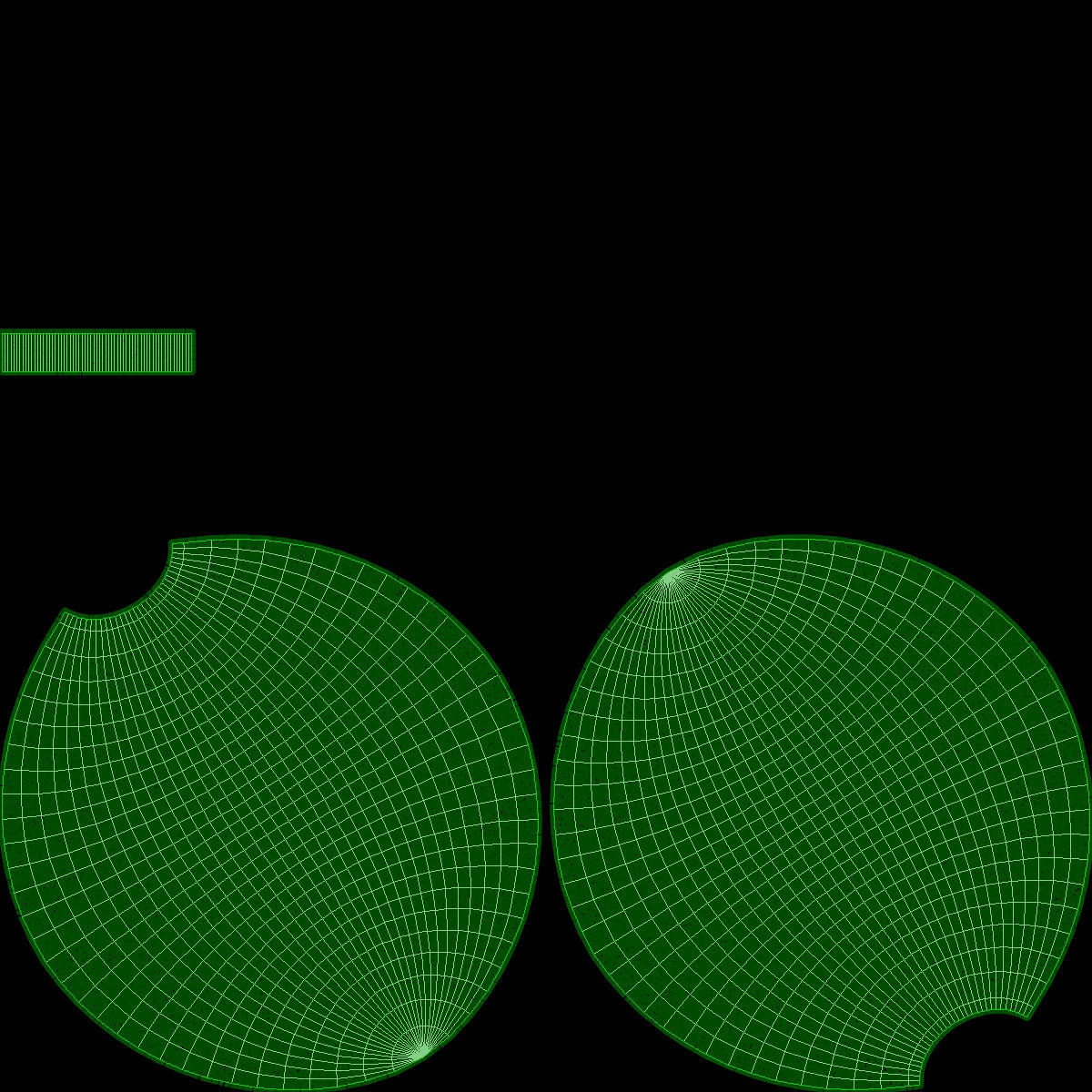 Christmas Balls Low-poly 3D model_20