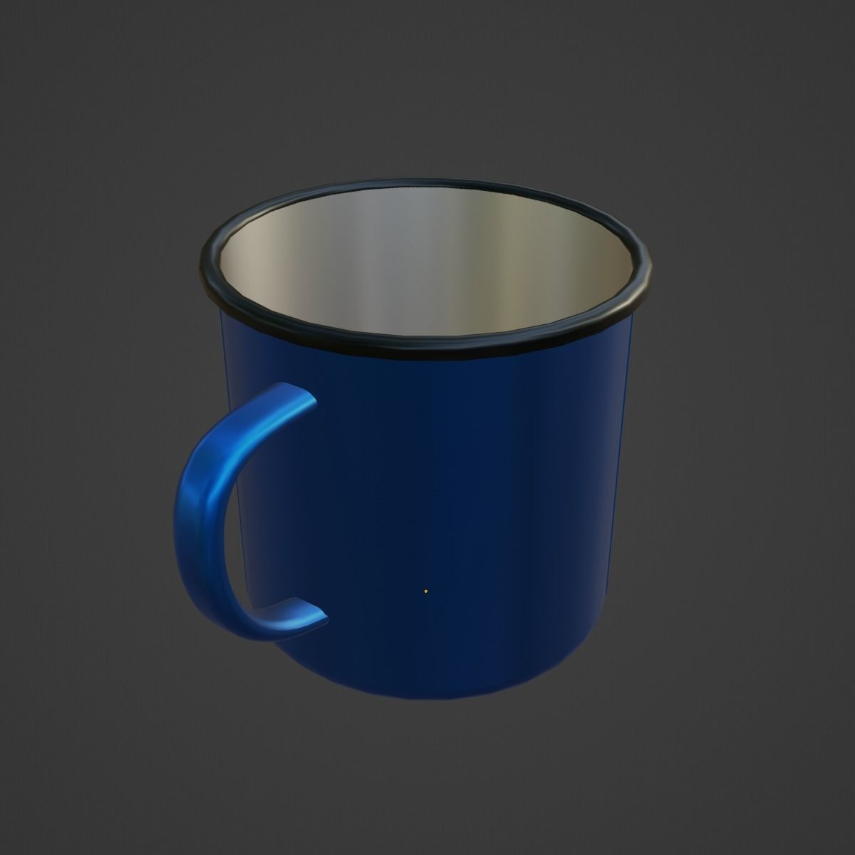 Iron Mug 04 Low-poly 3D model_10