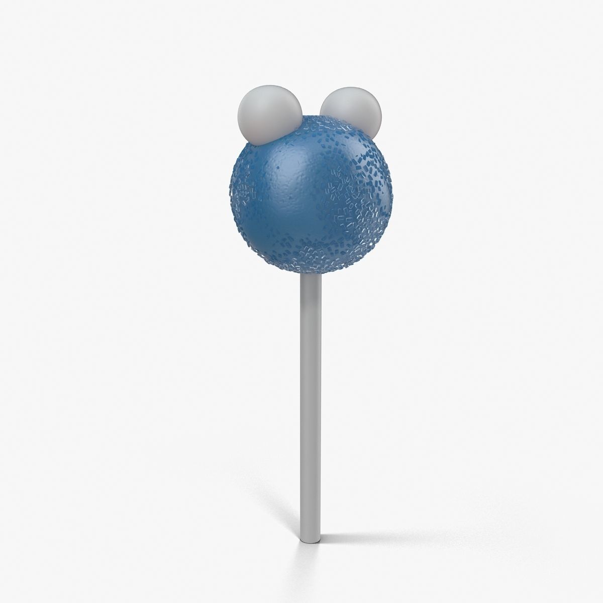 Cake Pop Monster Low-poly 3D model_22
