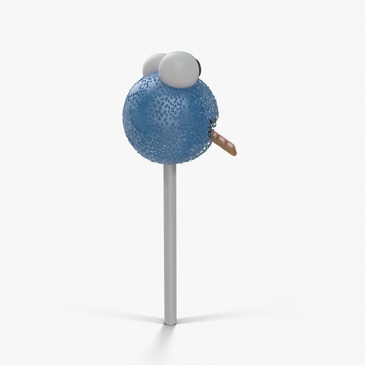 Cake Pop Monster Low-poly 3D model_17
