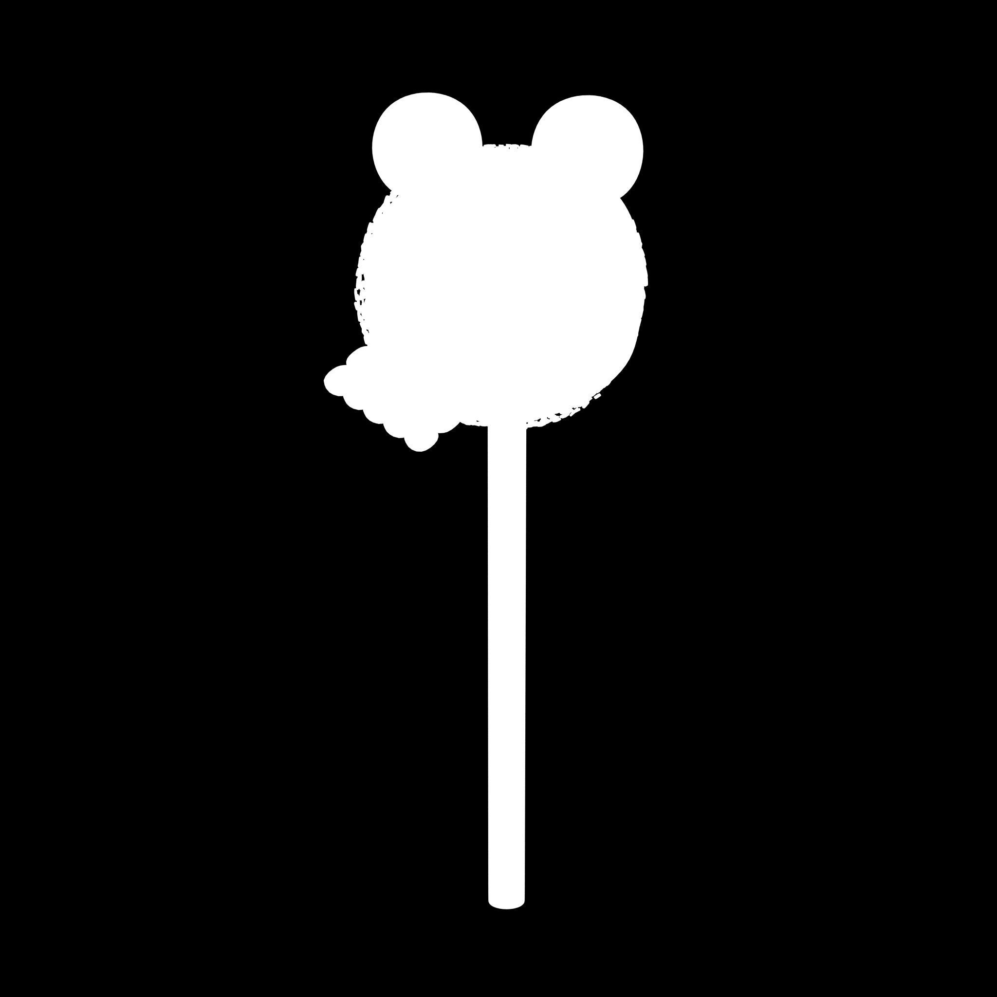 Cake Pop Monster Low-poly 3D model_1